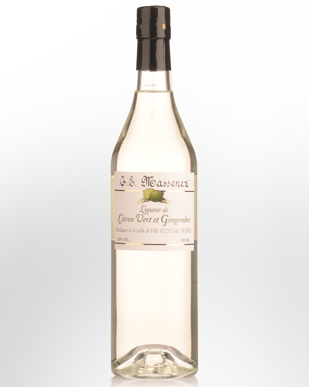 G.E. Massenez Liqueur de Citron Vert et Gingembre (Lime and Ginger) Liqueur (700ml)