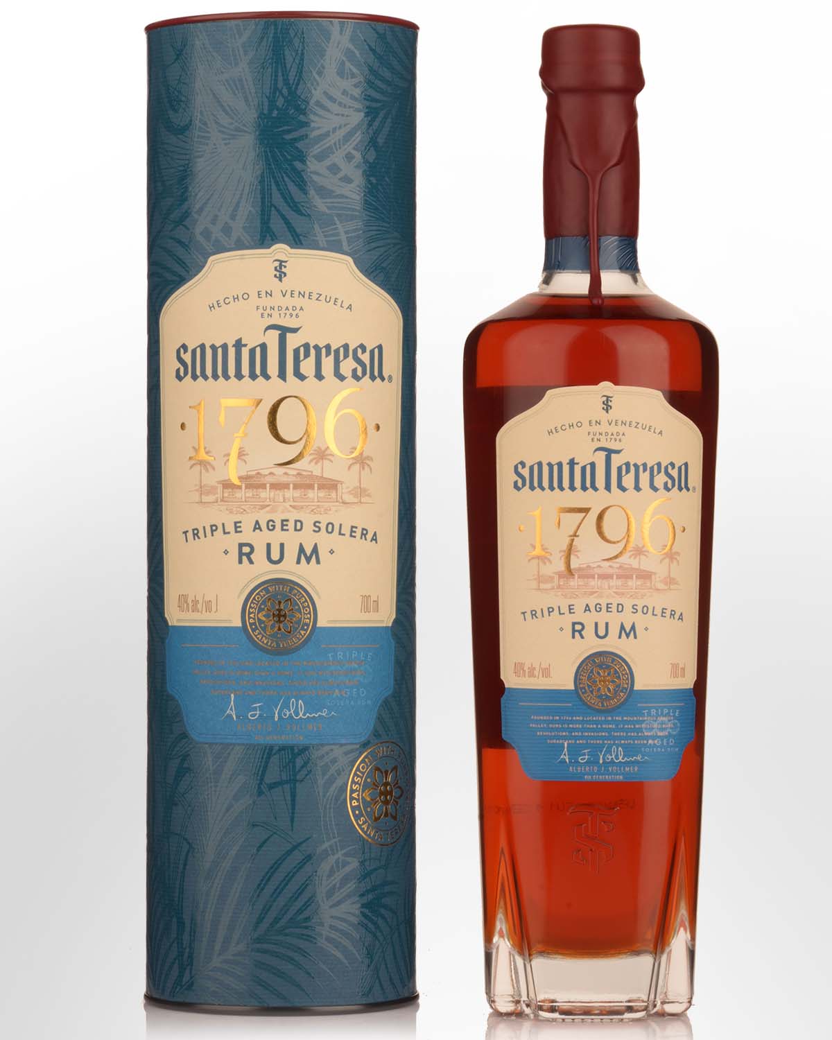 Santa Teresa 1796 Triple Aged Solera Rum (700ml)