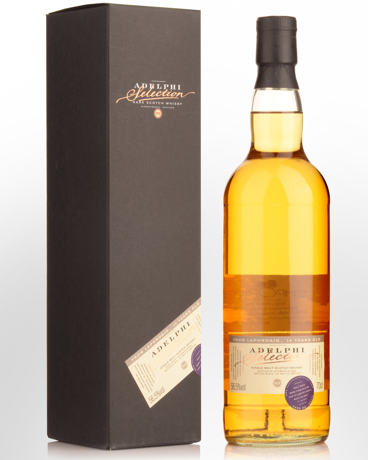 2004 Adelphi Laphroaig 14 Year Old Cask Strength Single Malt Scotch Whisky (700ml)