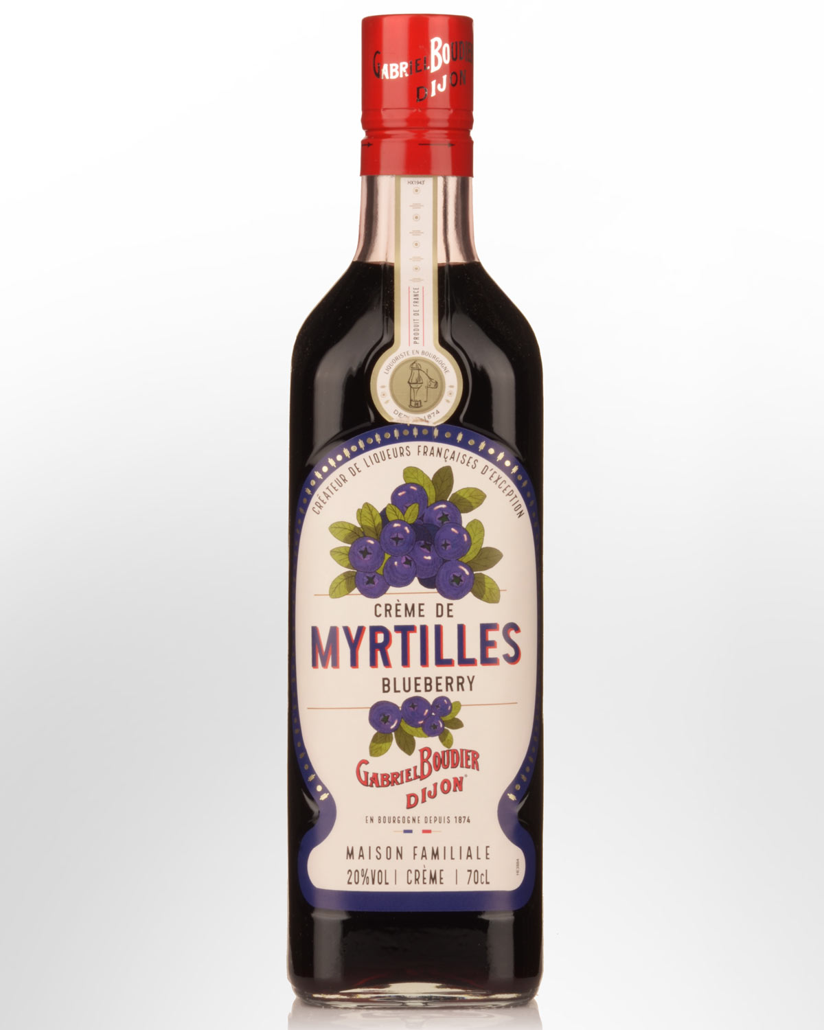 Gabriel Boudier Creme de Myrtille (Blueberry) Liqueur (700ml)