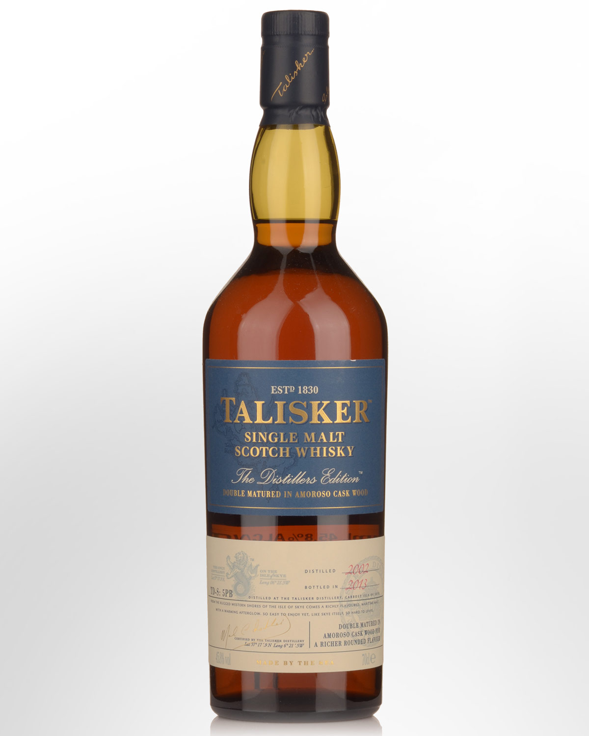 2002 Talisker Distillers Edition Double Matured Single Malt Scotch Whisky (700ml)