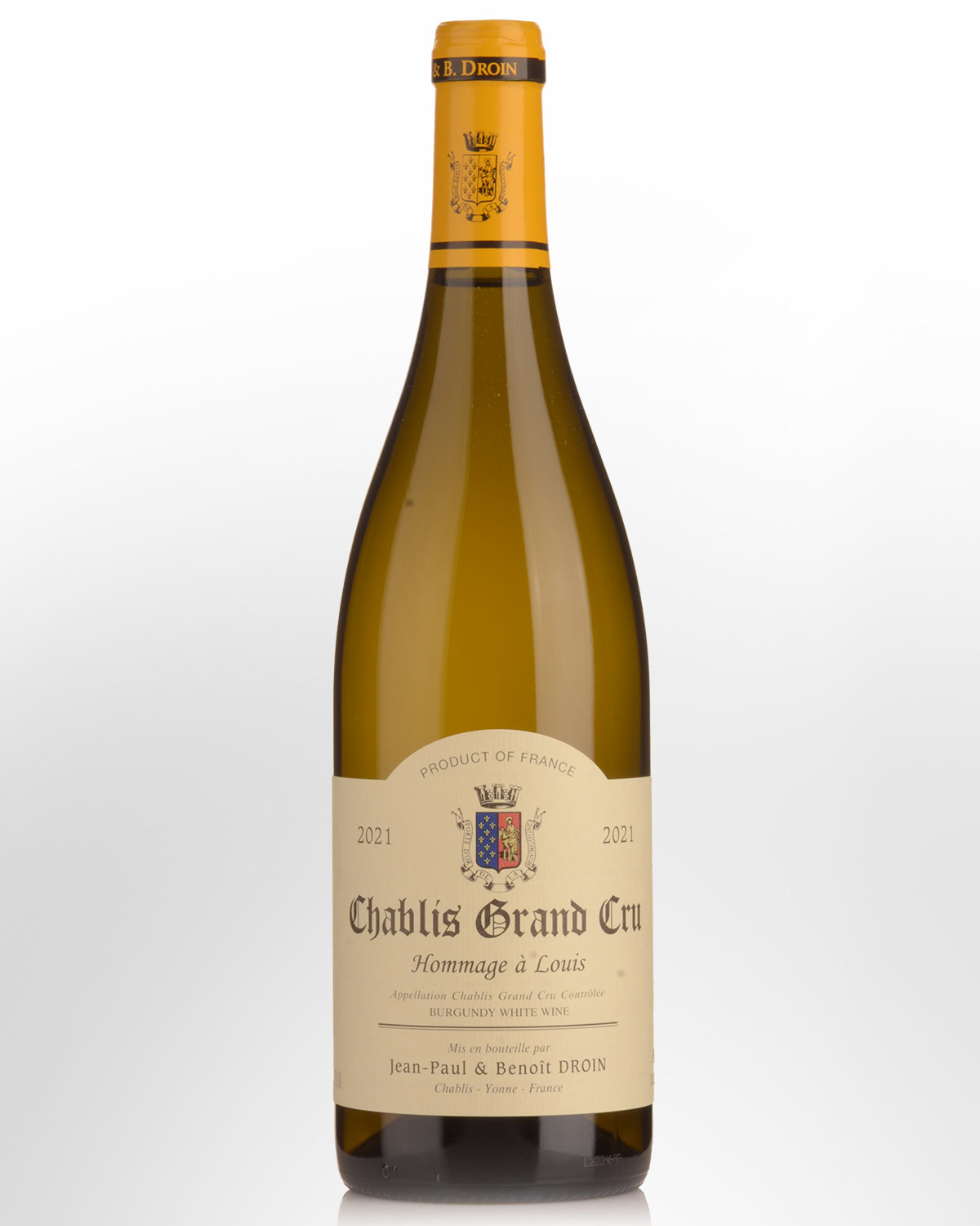 2021 Jean-Paul & Benoit Droin Hommage a Louis (Les Clos) Chablis Grand Cru
