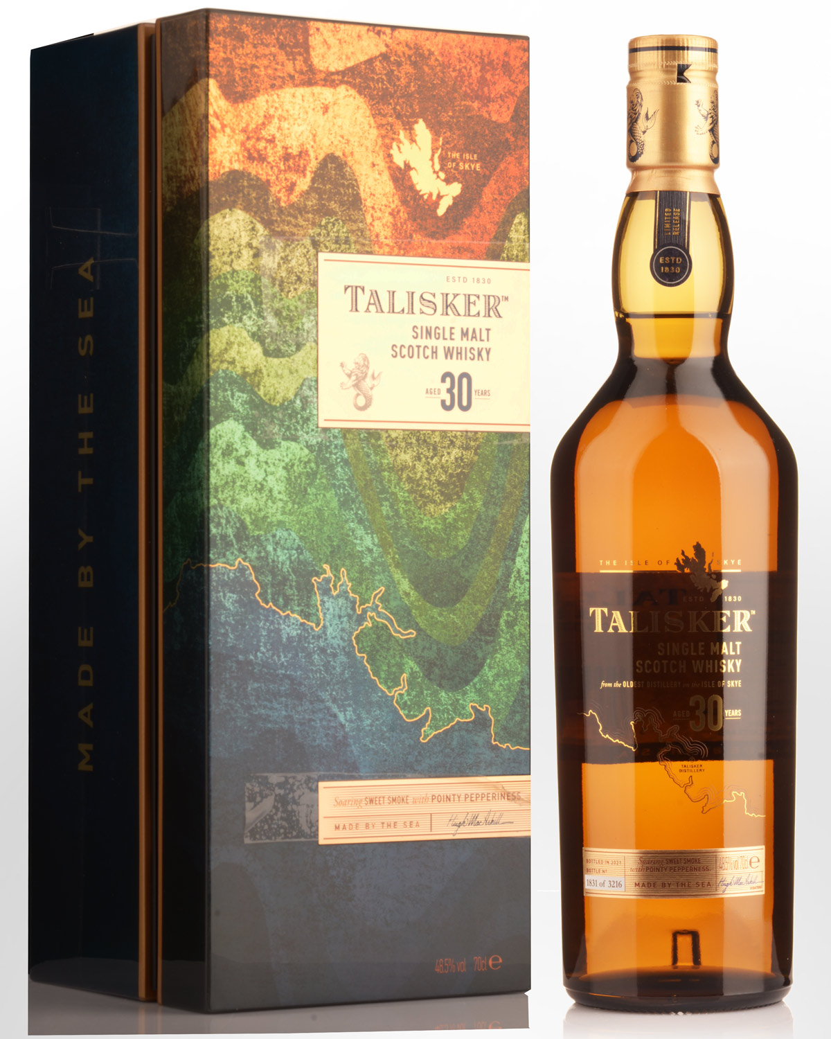 Talisker 30 Year Old Single Malt Scotch Whisky (700ml) - Annual 2021 Release