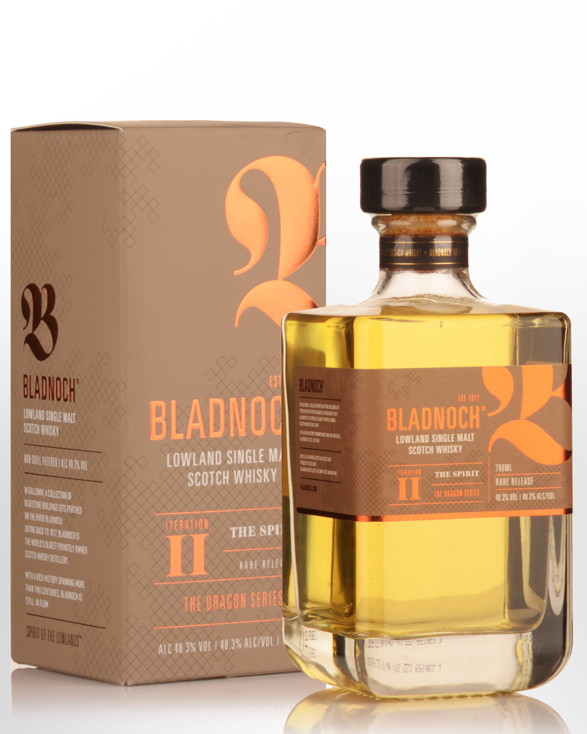Bladnoch The Dragon Series Iteration II The Spirit Single Malt Scotch Whisky (700ml)
