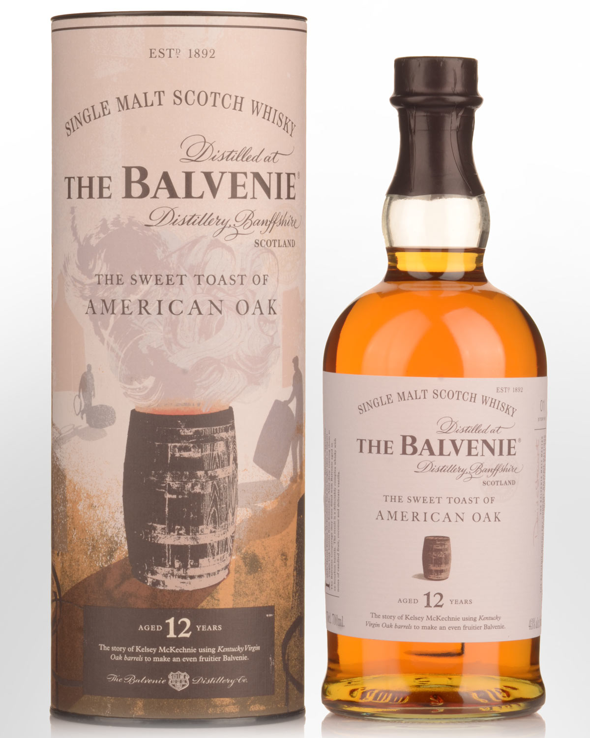 Balvenie The Sweet Toast Of American Oak 12 Year Old Single Malt Scotch Whisky (700ml)