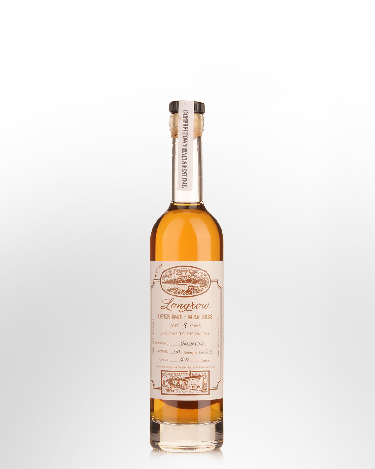 Longrow 8 Year Old Springbank Open Day 2023 Single Malt Scotch Whisky (350ml)