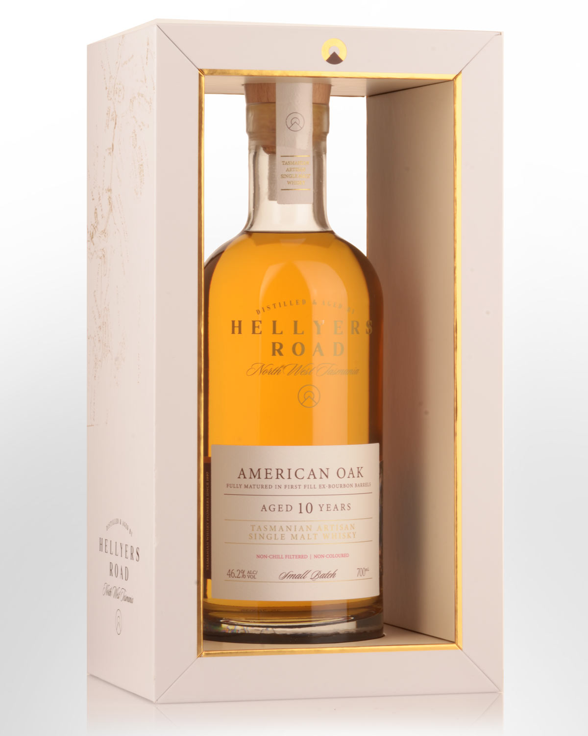 Hellyers Road Distillery American Oak 10 Year Old Single Malt Australian Whisky (700ml)