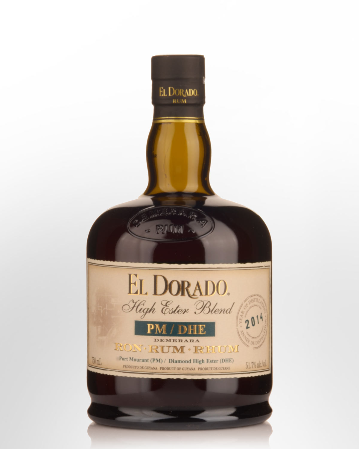 2014 El Dorado High Ester Blend PM / DHE Cask Strength Guyana Rum (750ml)