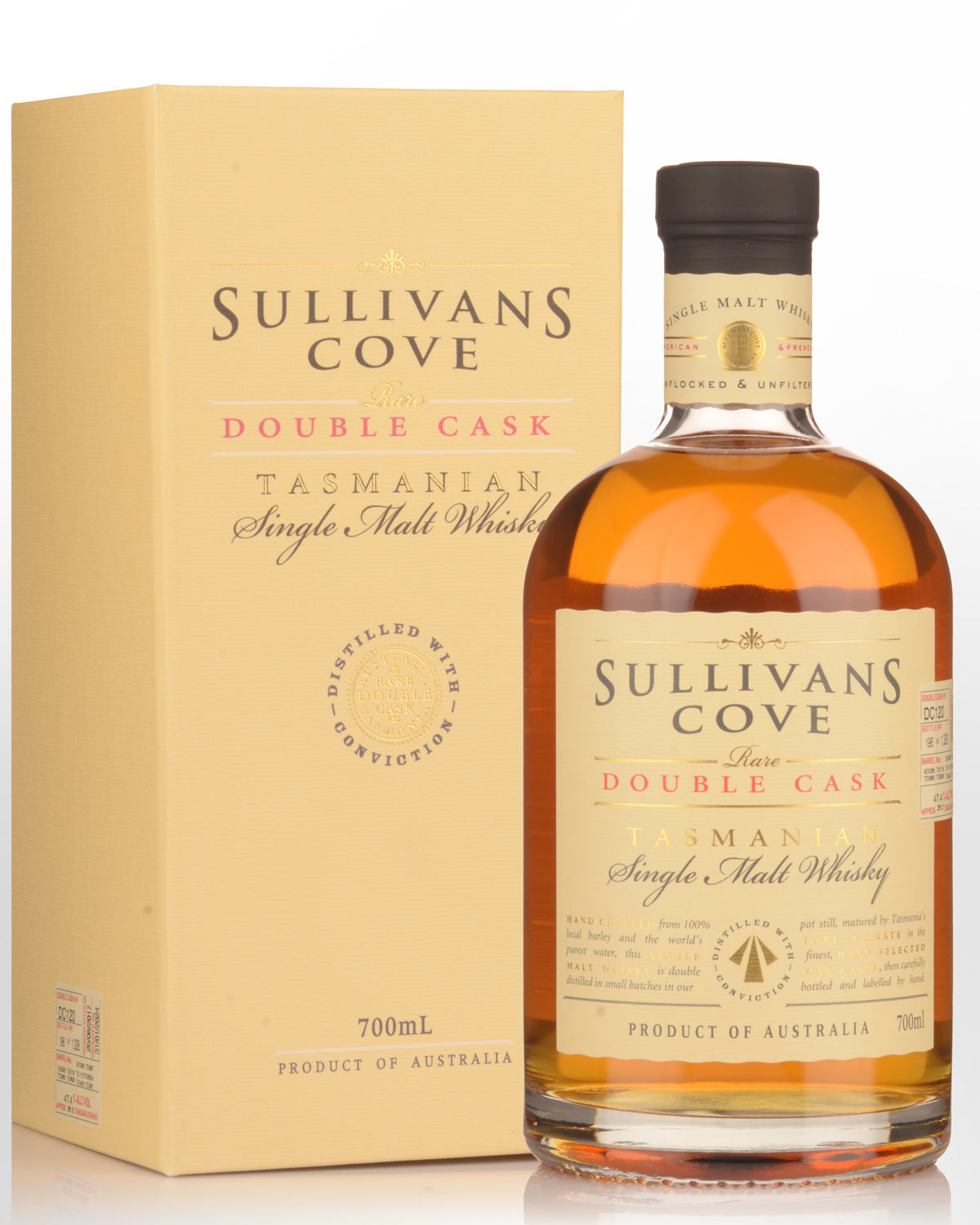 Sullivans Cove Double Cask Barrel DC120 Single Malt Australian Whisky (700ml)