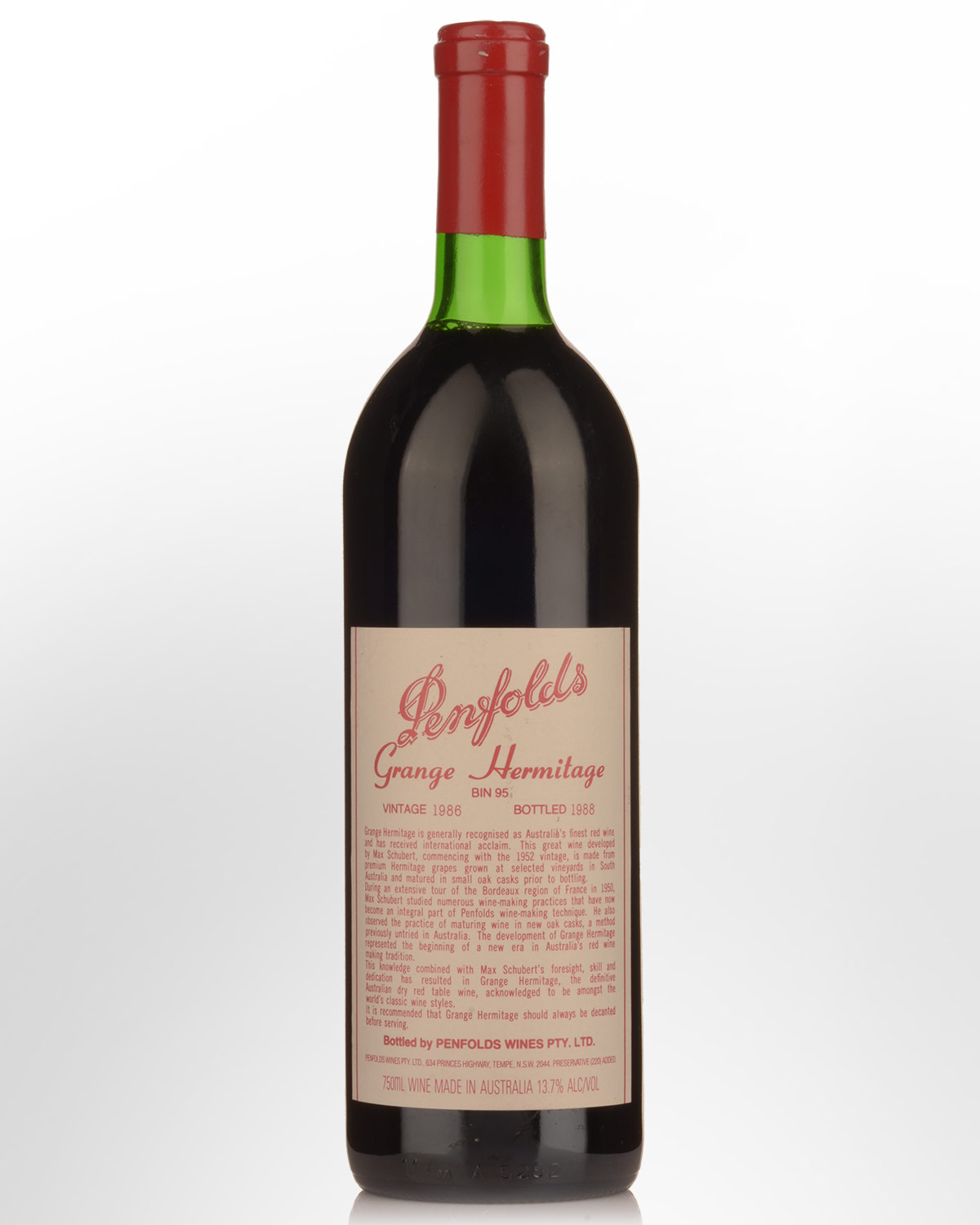 1986 Penfolds Grange Hermitage