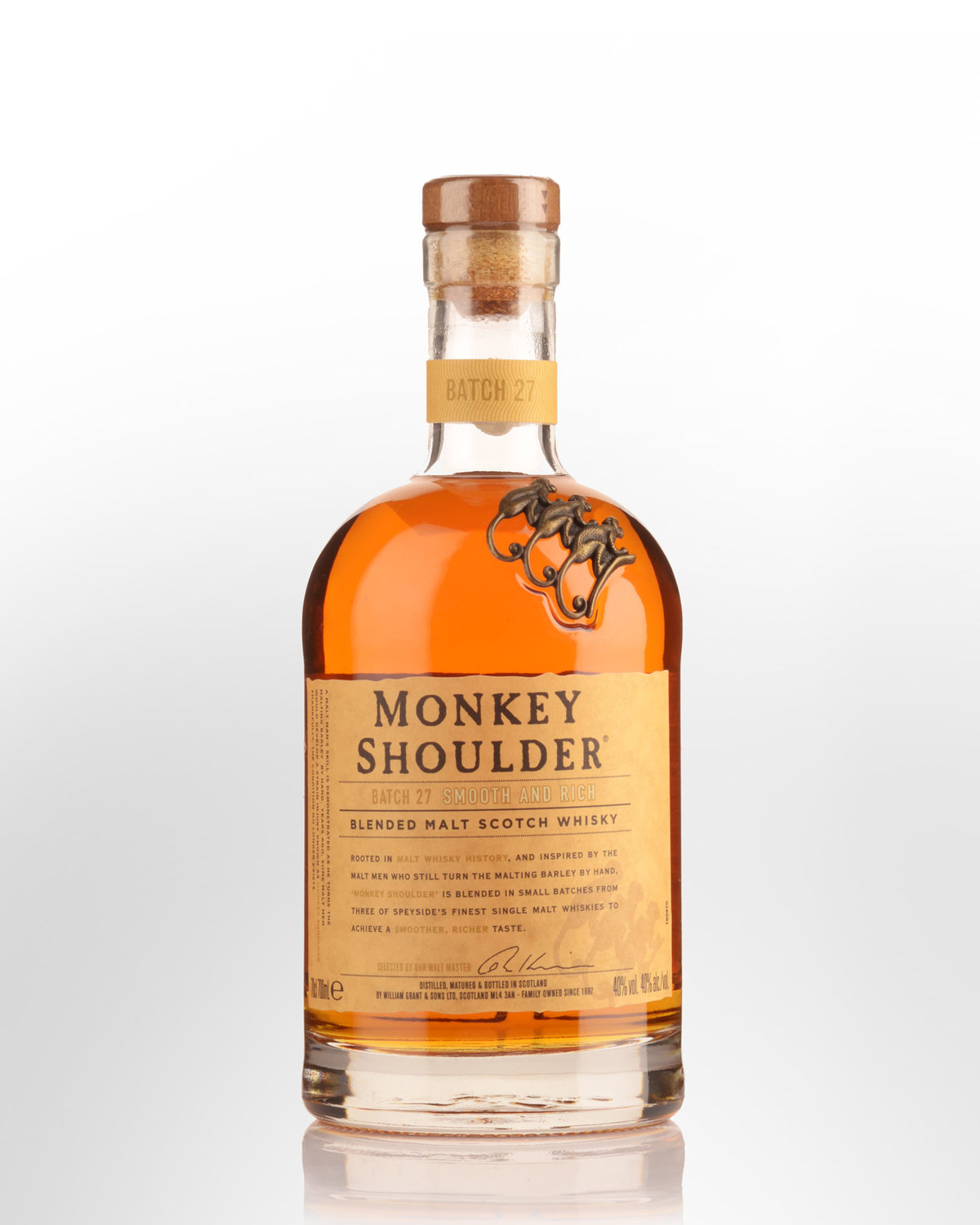 Monkey Shoulder Blended Malt Miniature Scotch Blended Malt Whisky