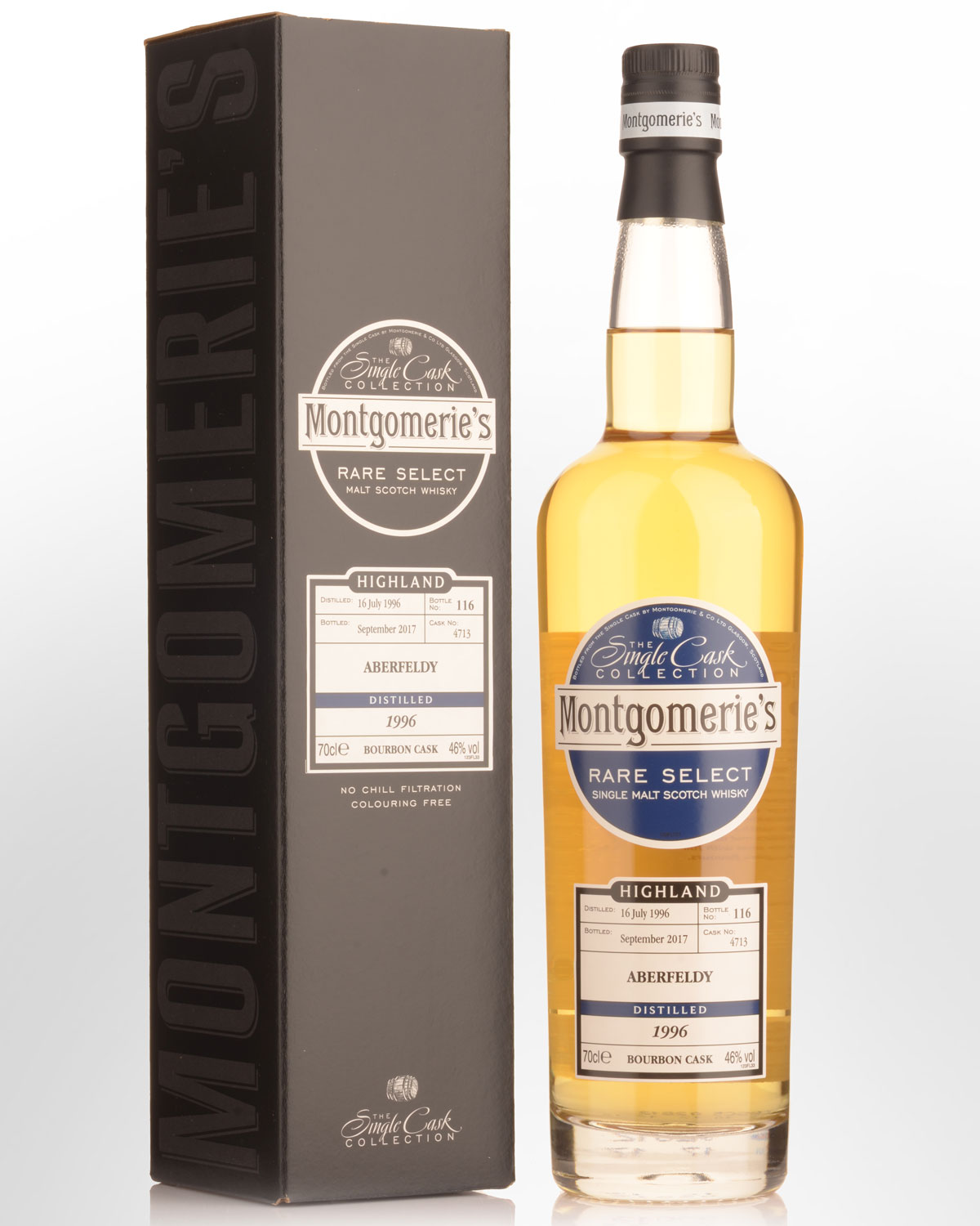 1996 Montgomerie's The Single Cask Collection Aberfeldy 21 Year Old Single Malt Scotch Whisky (700ml)
