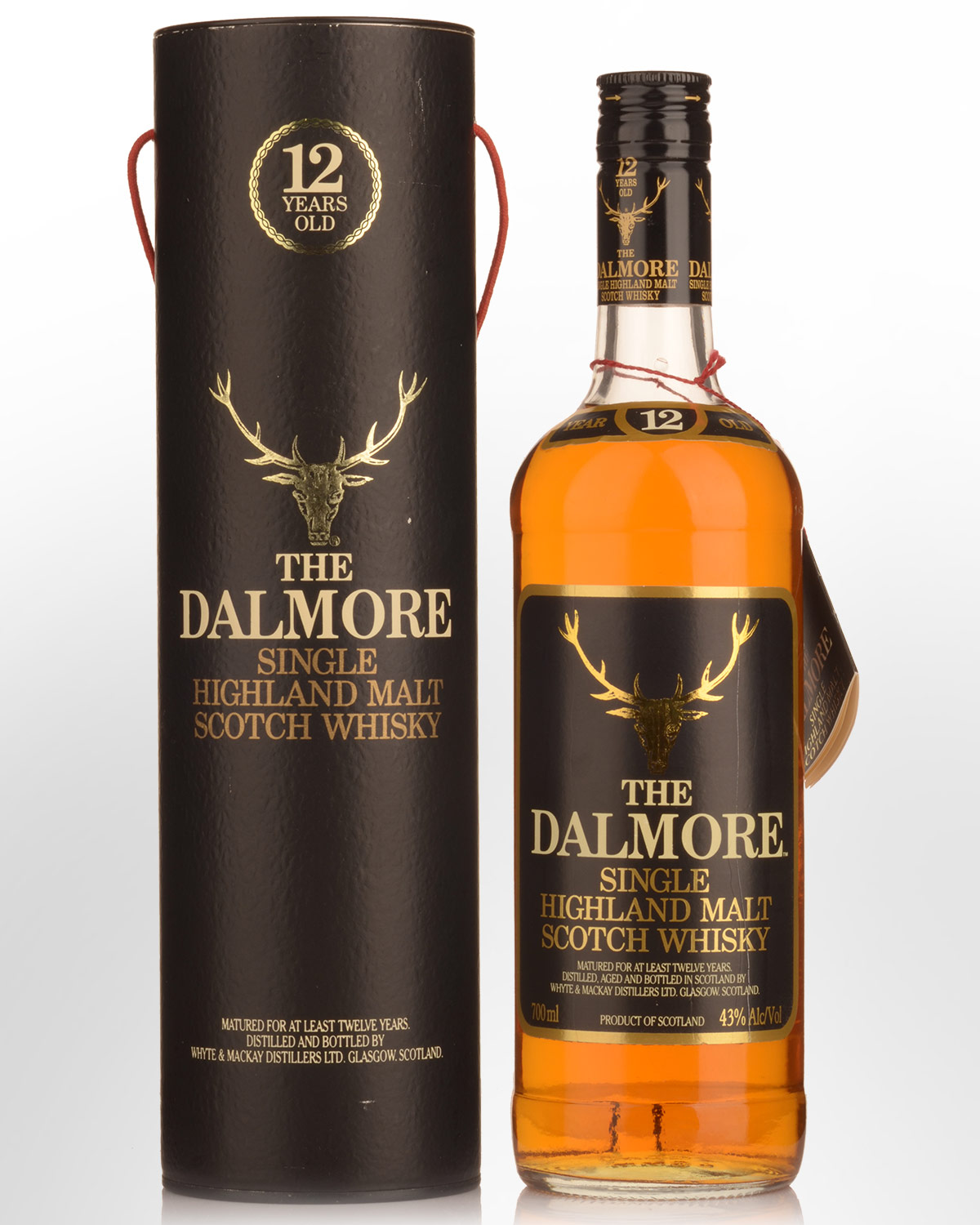 Dalmore 12 Year Old Single Malt Scotch Whisky (700ml) - 1980s bottling