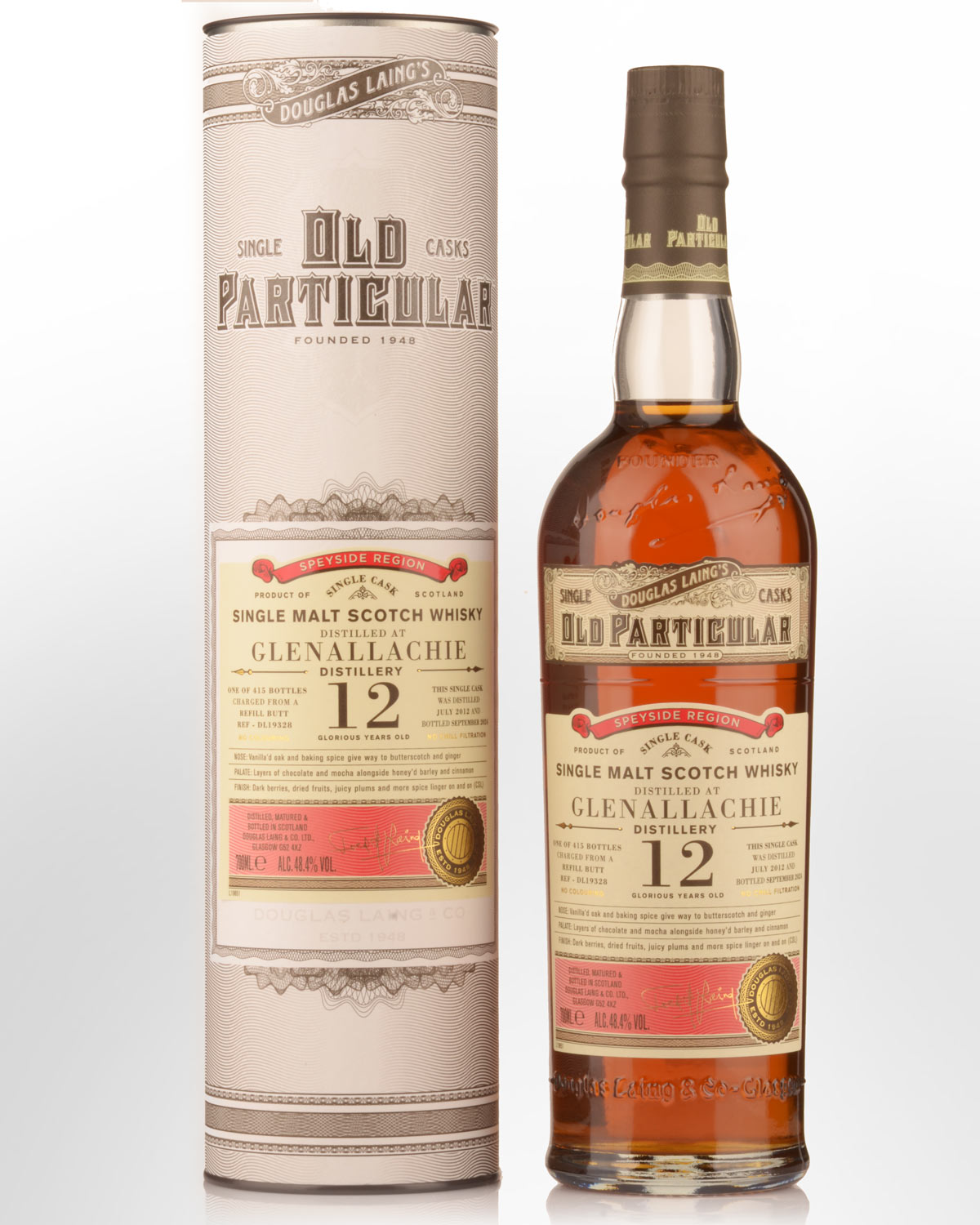 2012 Douglas Laing & Co. Old Particular Single Cask Glenallachie 12 Year Old Single Malt Scotch Whisky (700ml)