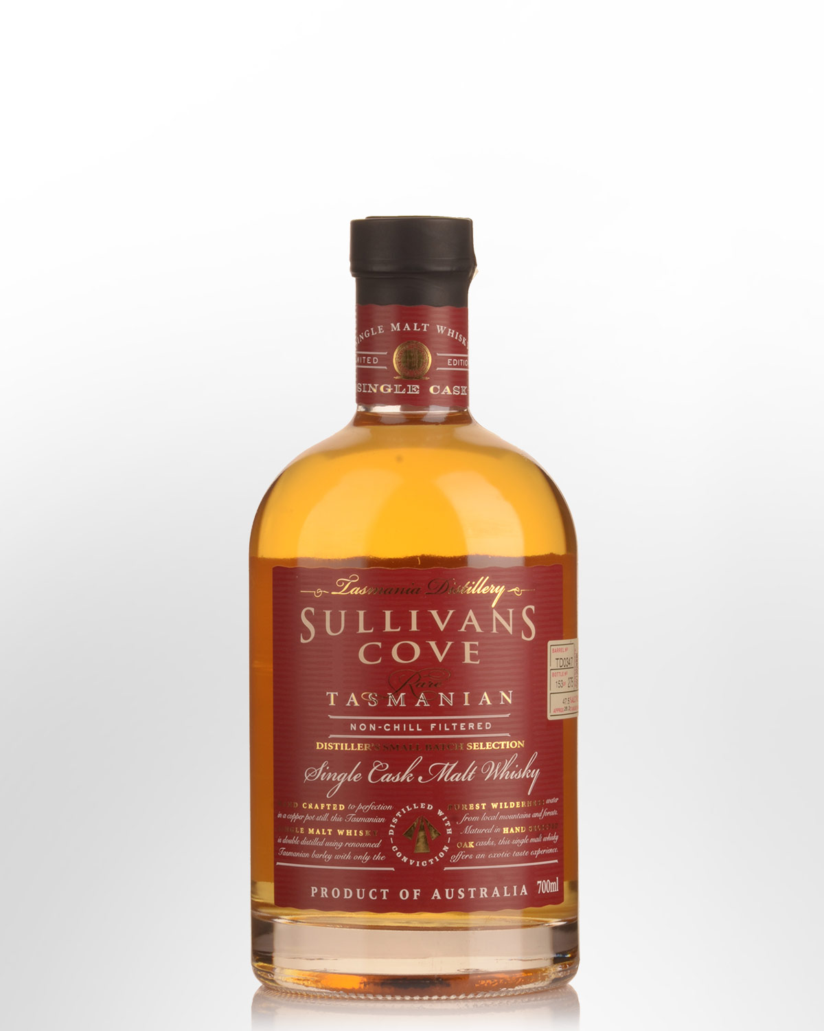 Sullivans Cove Private Cask TD0347 Single Malt Australian Whisky (700ml ...