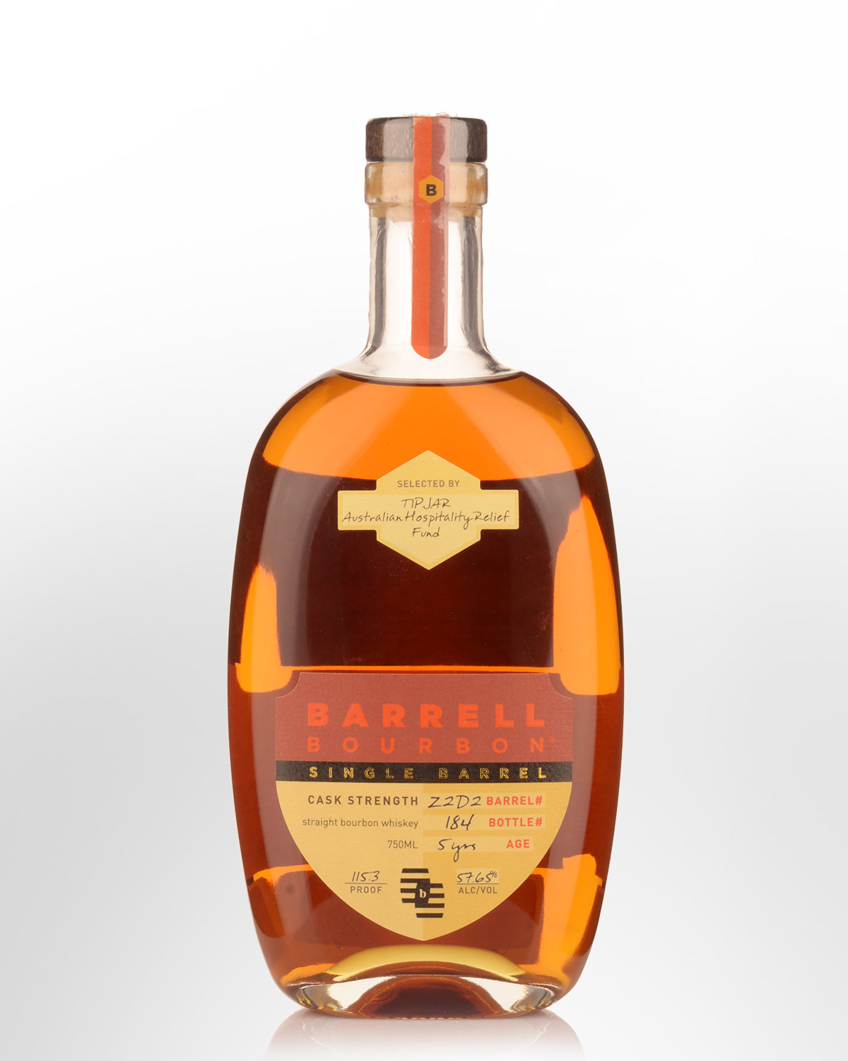 Barrell Craft Spirits Single Barrel Z2D2 5 Year Old Cask Strength Bourbon Whiskey (750ml) - Tip Jar Selection