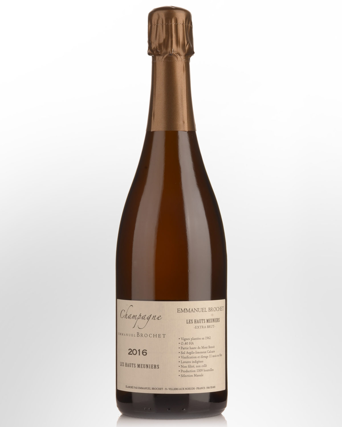 2016 Emmanuel Brochet Les Hauts Meunier Extra Brut Champagne