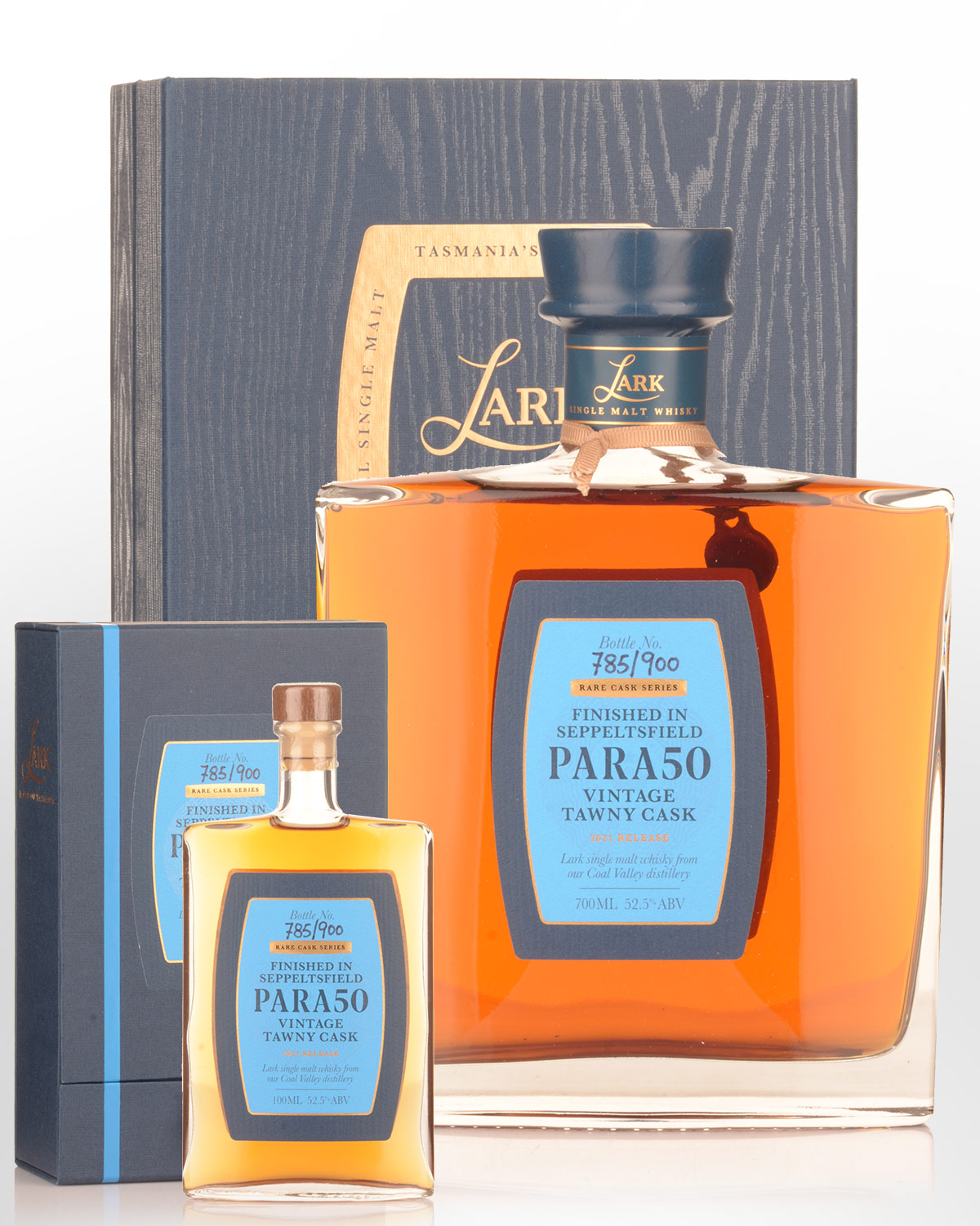 The Lark Distillery Para 50 Rare Cask Release Single Malt Australian Whisky (700ml + 100ml)