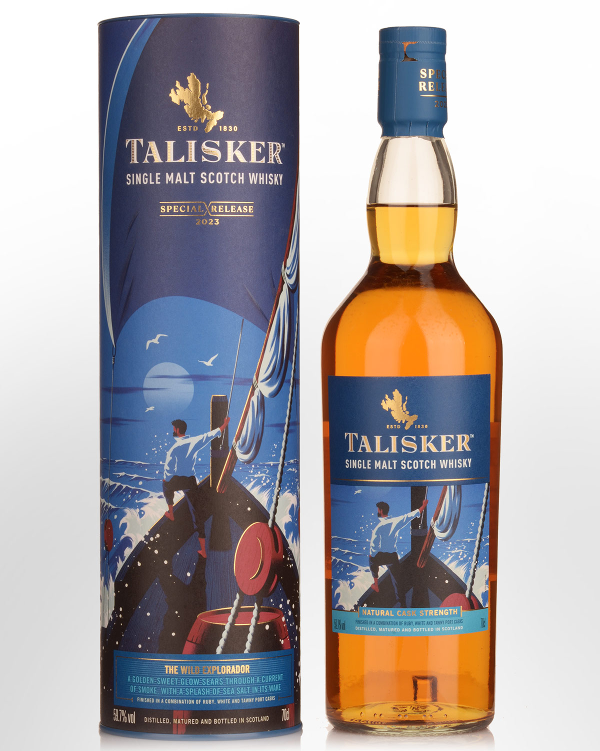 Talisker The Wild Explorador (Special Release 2023) Cask Strength Single Malt Scotch Whisky (700ml)