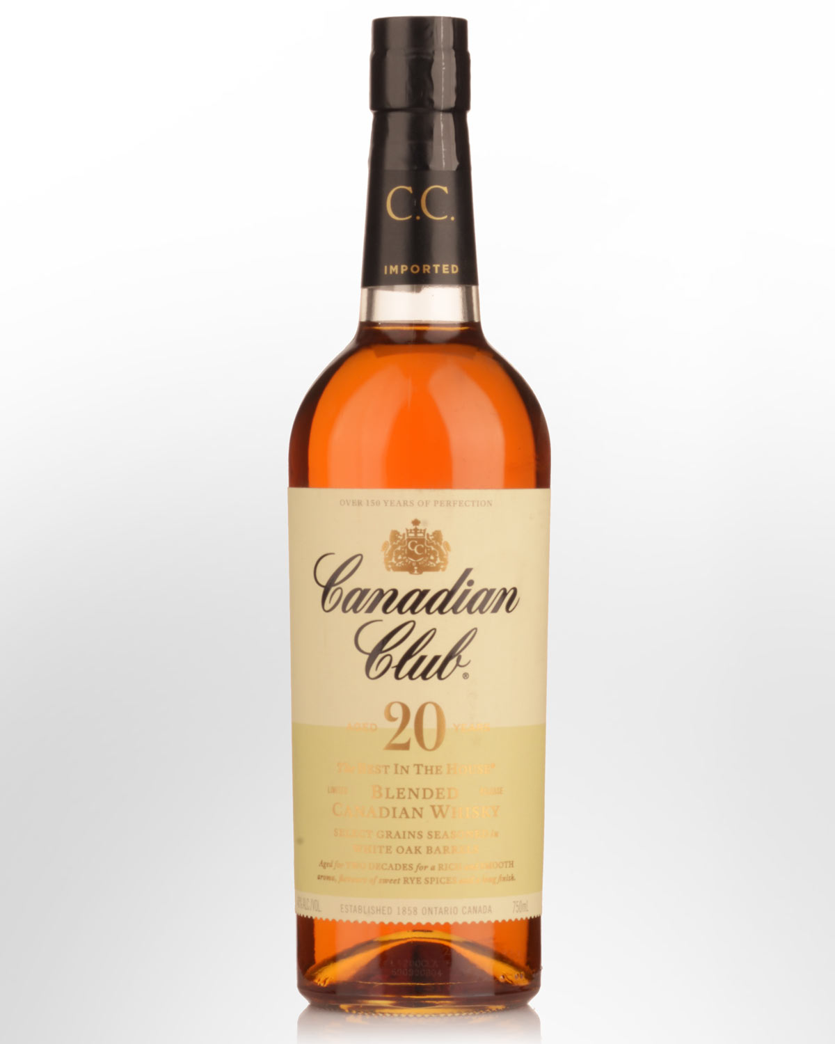 Canadian Club 20 Year Old Blended Canadian Whisky (750ml)