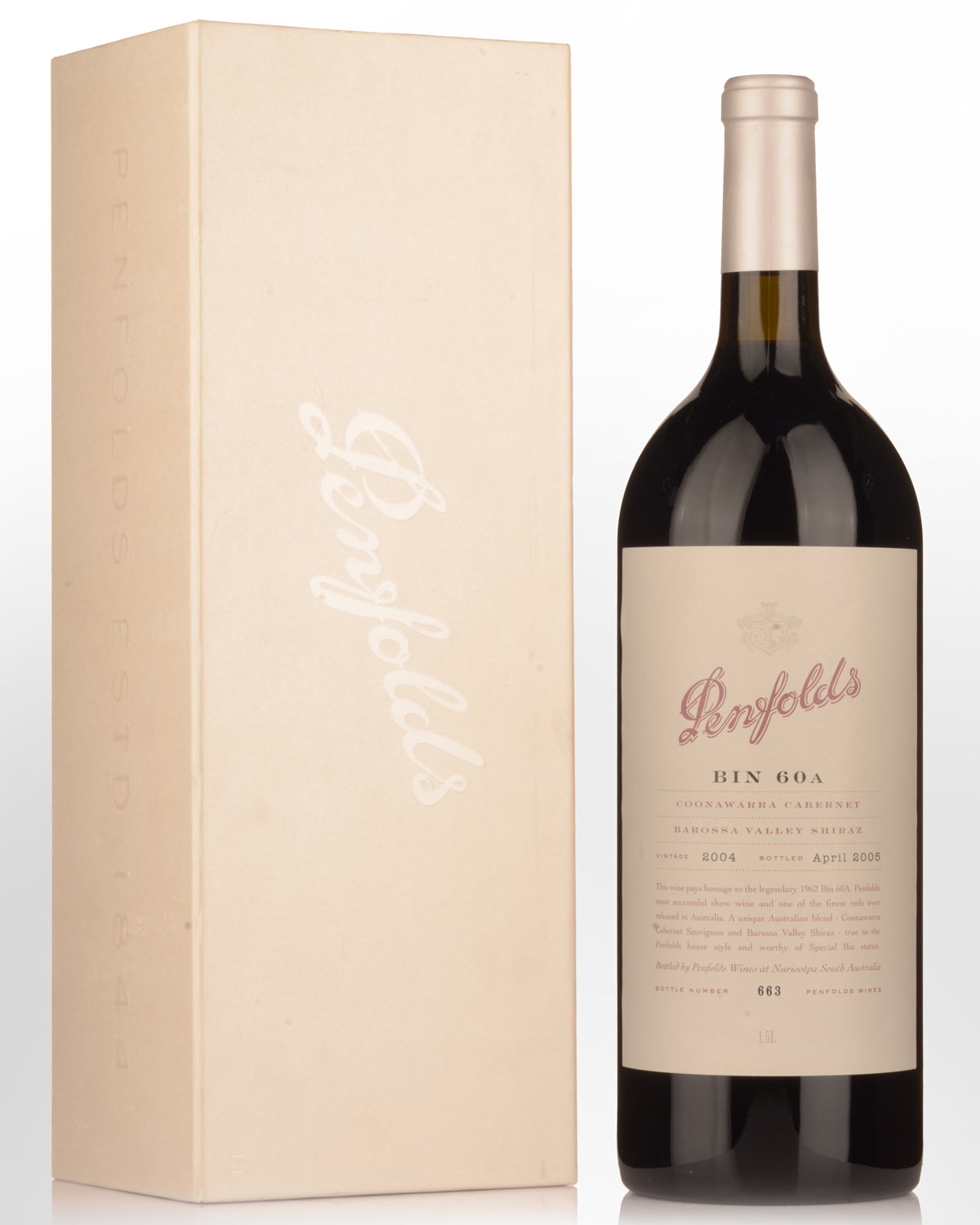 2004 Penfolds Bin 60A Magnum (1500ml)
