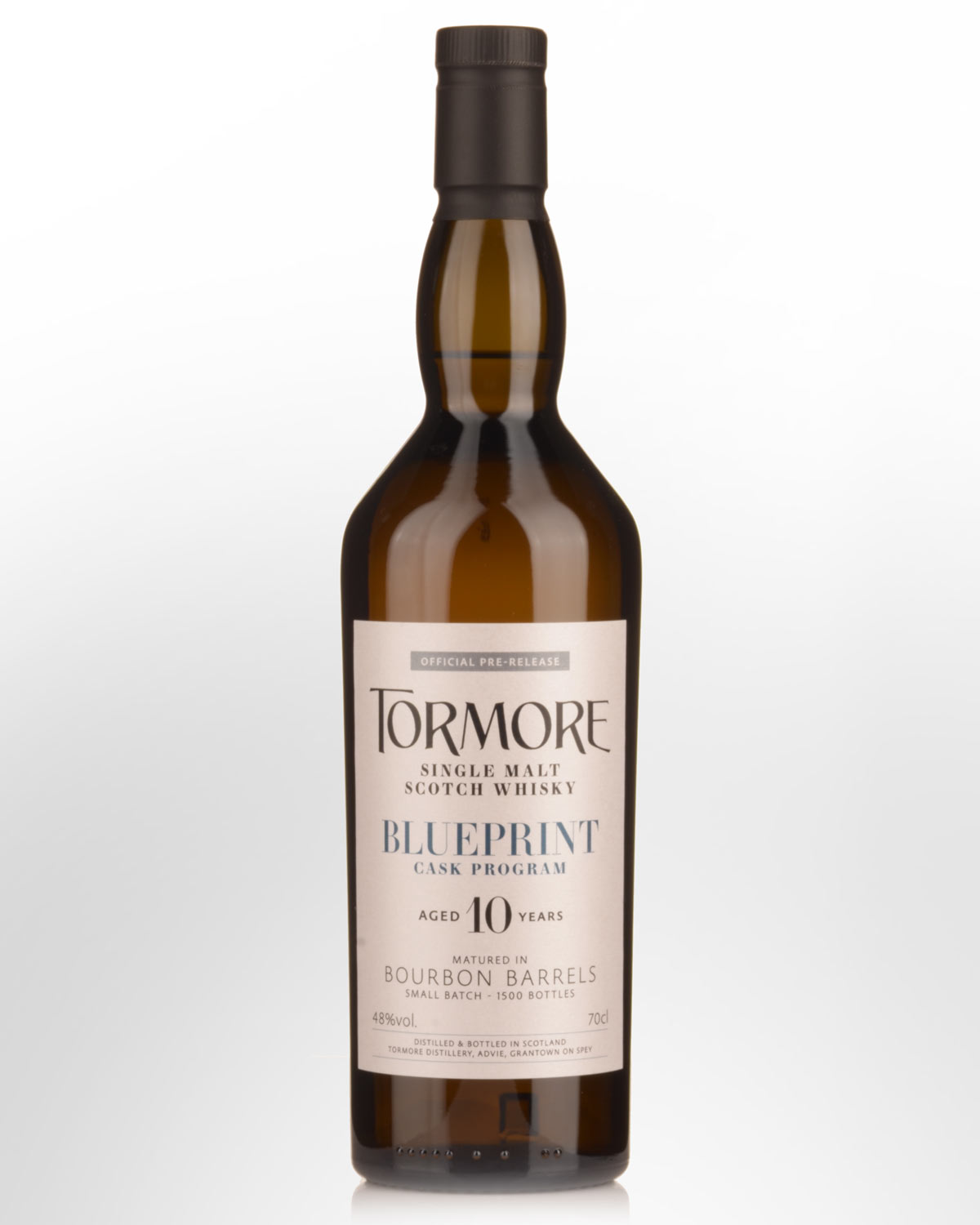 Tormore Blueprint Bourbon Barrels 10 Year Old Single Malt Scotch Whisky (700ml)