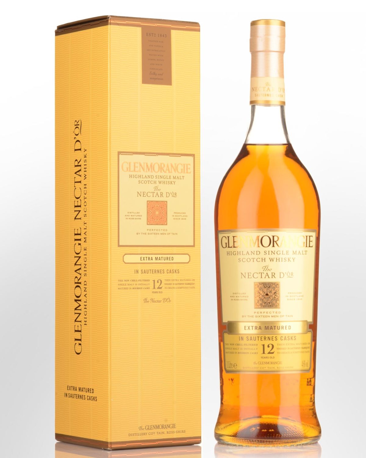 Glenmorangie Nectar d'Or 12 Year Old Single Malt Scotch Whisky (1000ml) -  Old packaging
