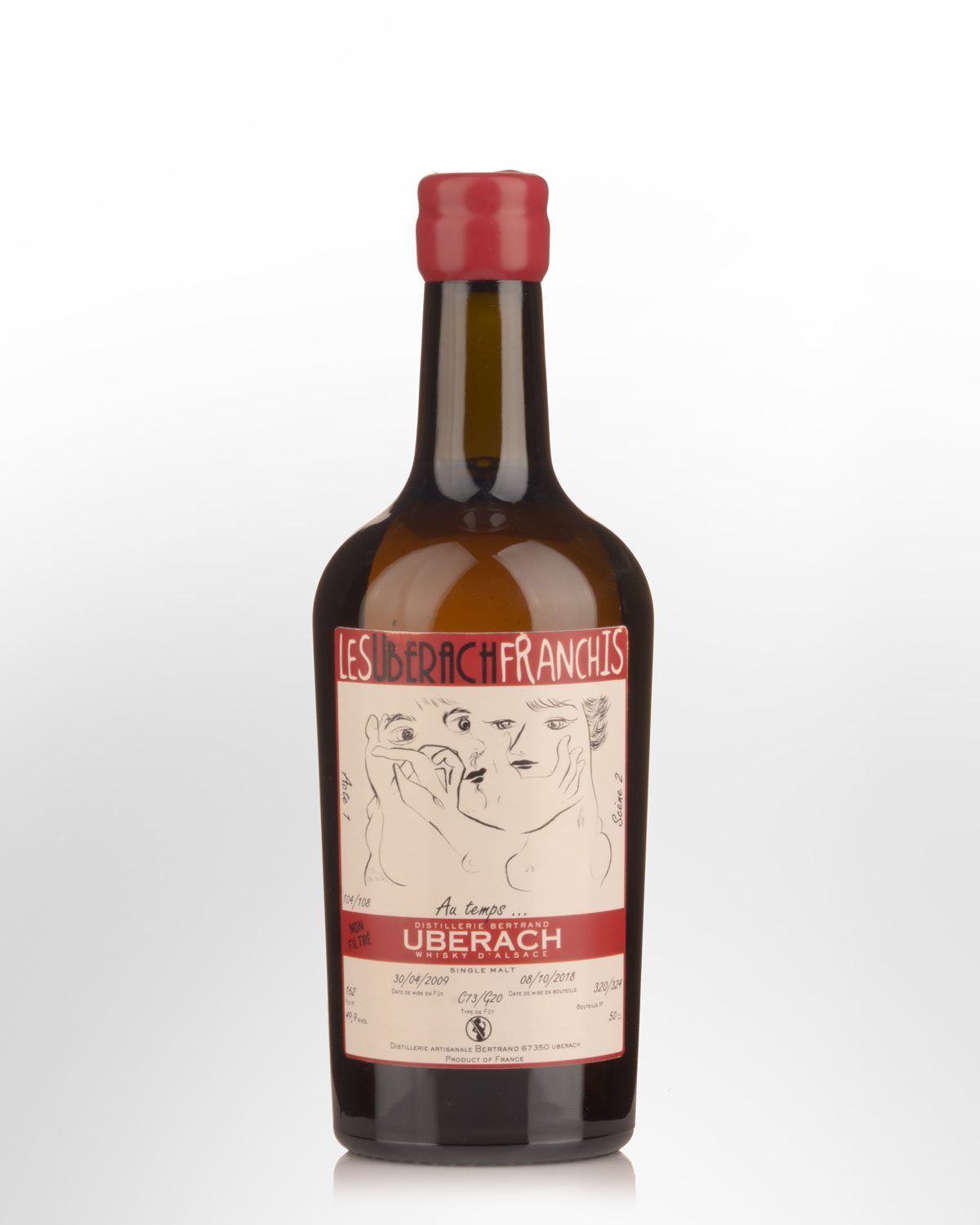 Bertrand Uberach Franchis Single Cask 9 Year Old Single Malt French Whisky (500ml)