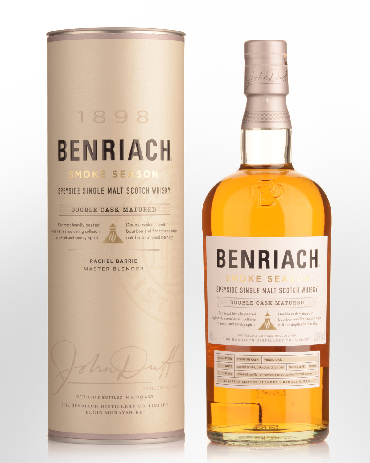 Benriach Smoke Season Double Cask Matured Single Malt Scotch Whisky (700ml)  Nicks Wine Merchants