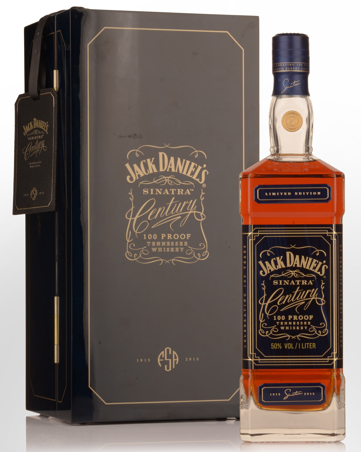 Jack Daniels Sinatra Century 100 Proof Tennessee Whiskey (1000ml)