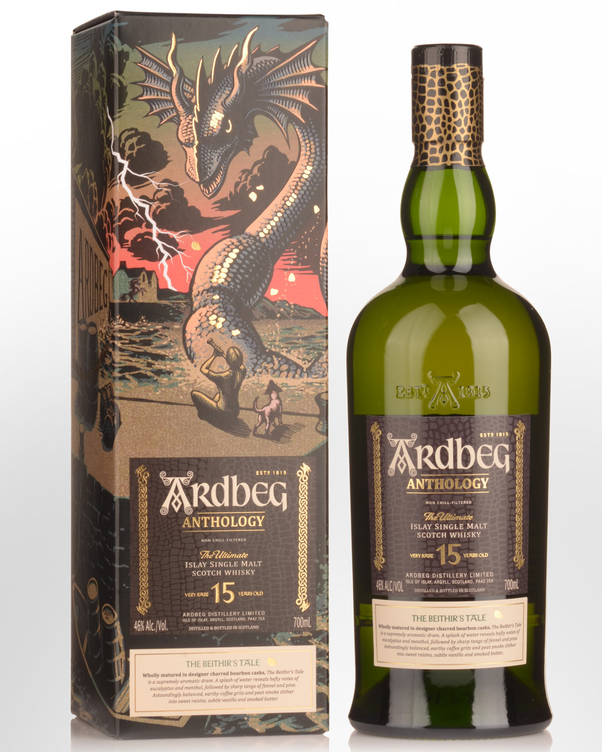 Ardbeg Anthology The Beithir’s Tale Very Rare 15 Year Old Single Malt Scotch Whisky (700ml)
