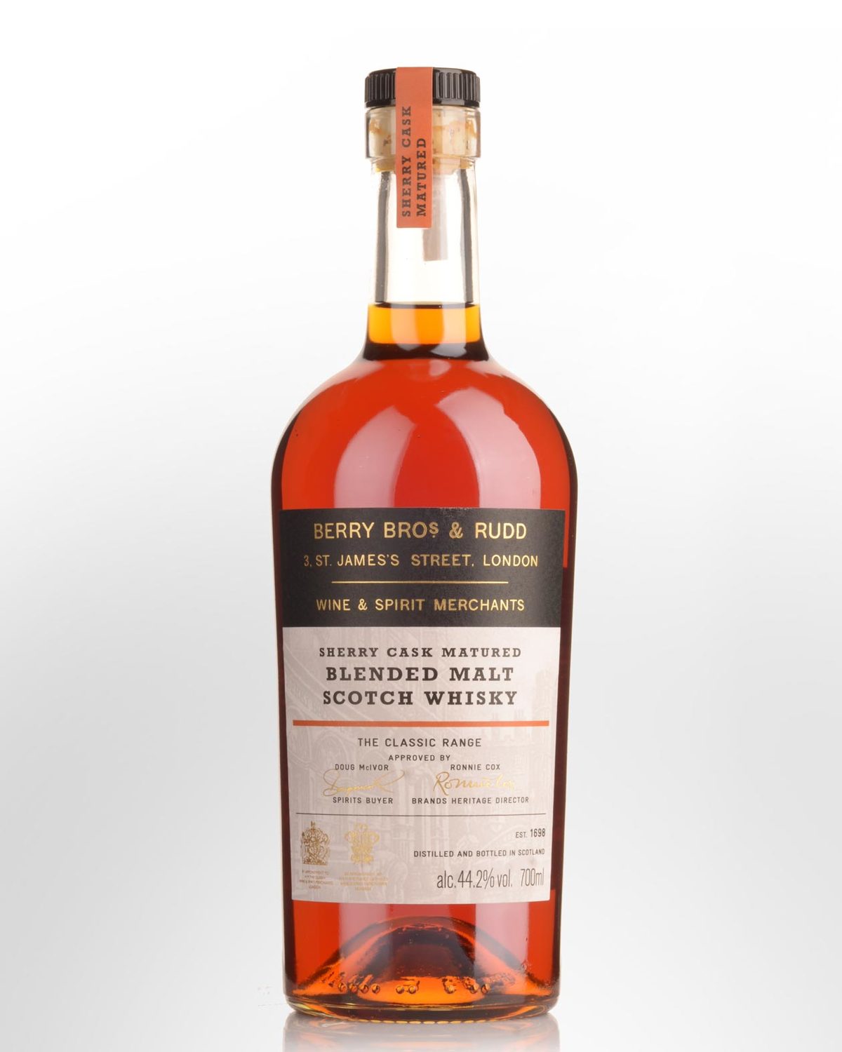 Berry Bros & Rudd Classic Sherry Cask Blended Malt Scotch Whisky (700ml ...