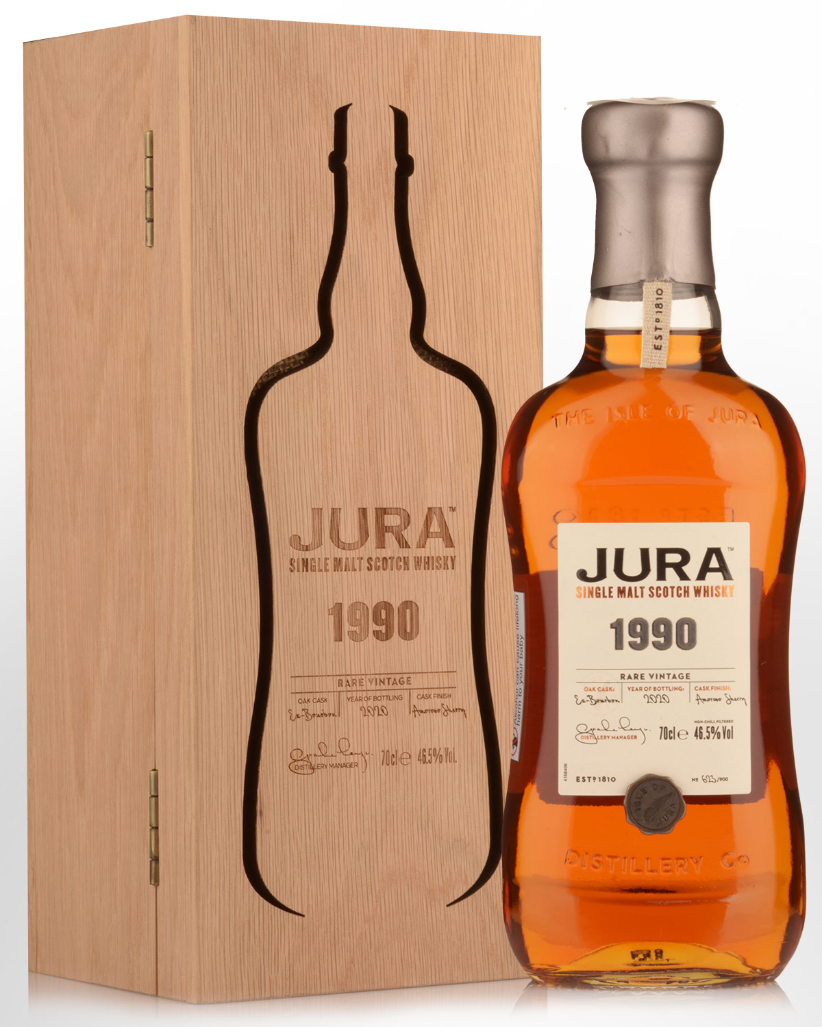 1990 Isle of Jura Rare Vintage Single Malt Scotch Whisky (700ml)