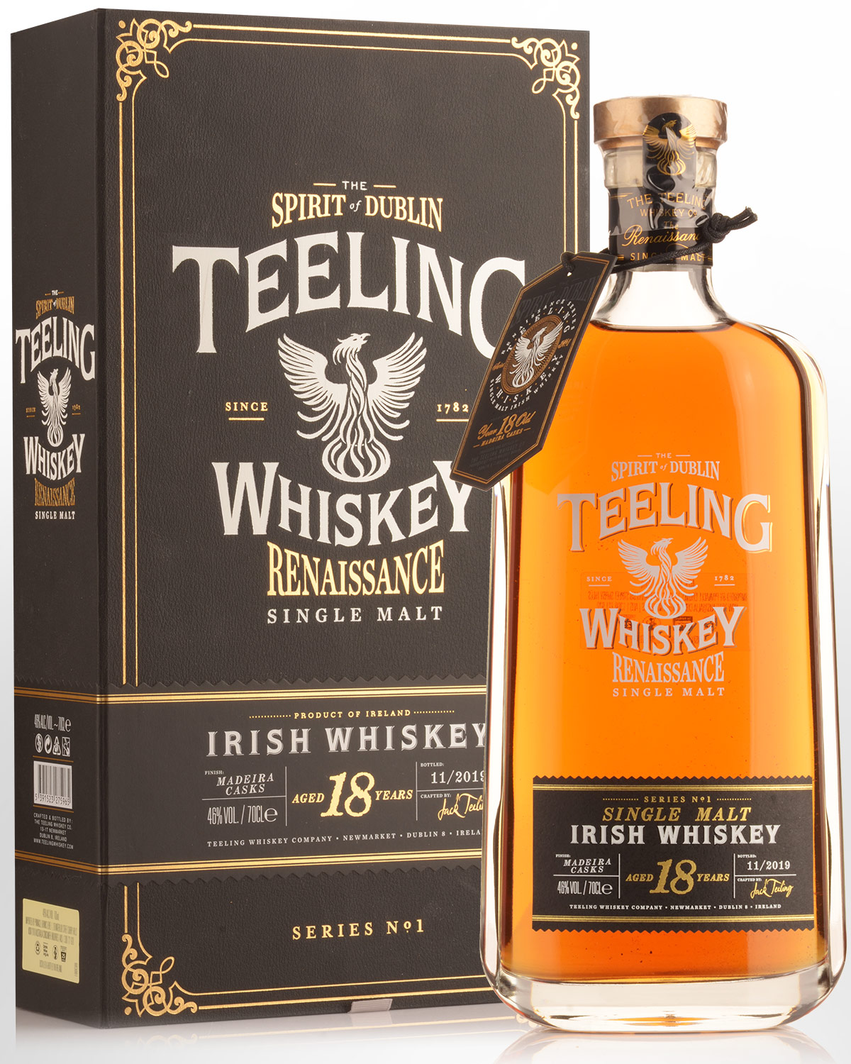Teeling The Renaissance 18 Year Old Single Malt Irish Whiskey (700ml) - Series 1