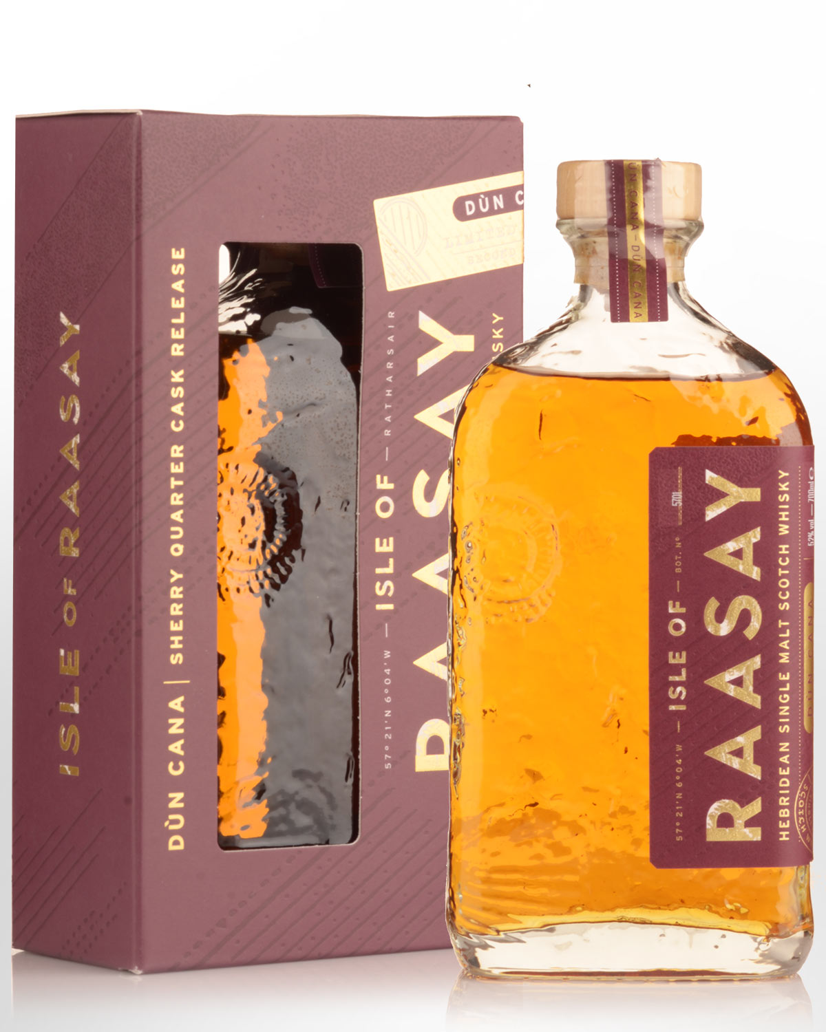 Isle of Raasay Dun Cana Sherry Quarter Cask Second Edition Single Malt Scotch Whisky (700ml)