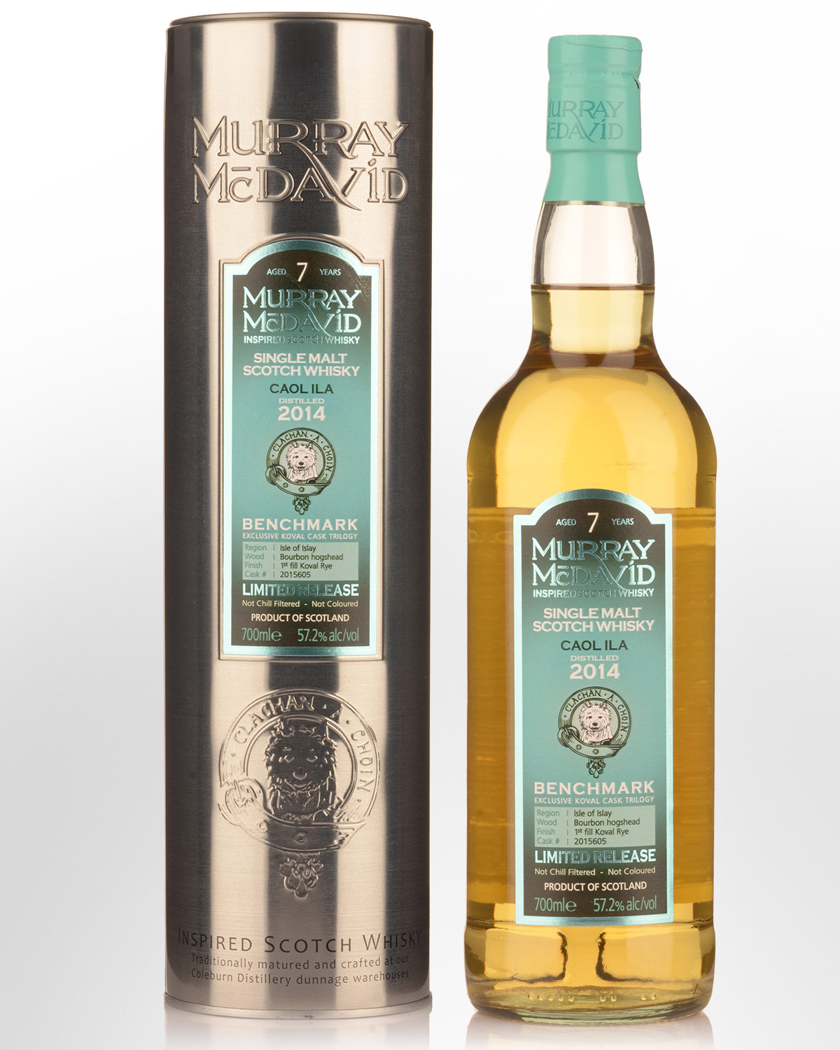 2014 Murray McDavid Benchmark Caol Ila 7 Year Old Cask Strength Single Malt Scotch Whisky (700ml)