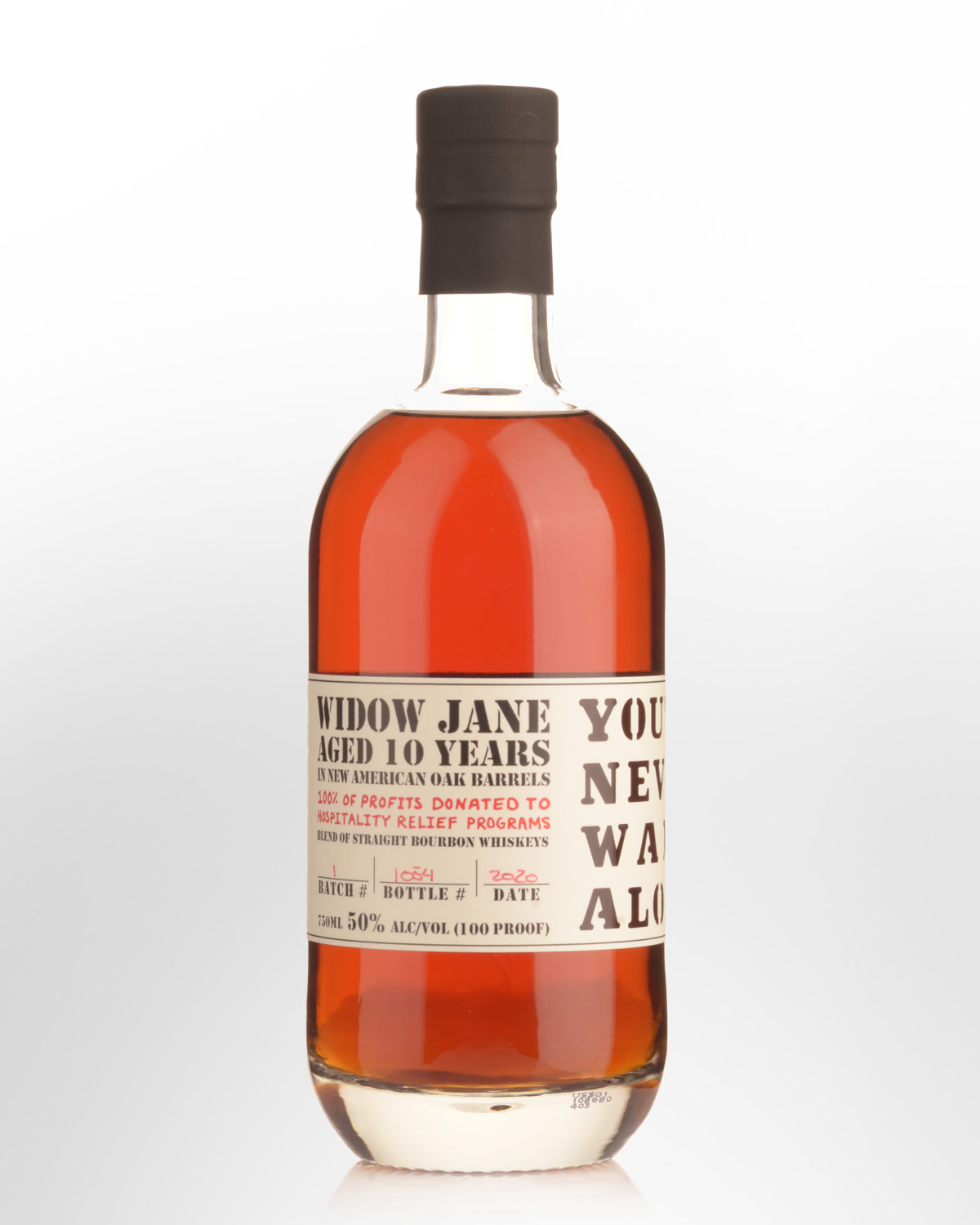 Widow Jane You'll Never Walk Alone 10 Year Old Straight Bourbon Whiskey (750ml)
