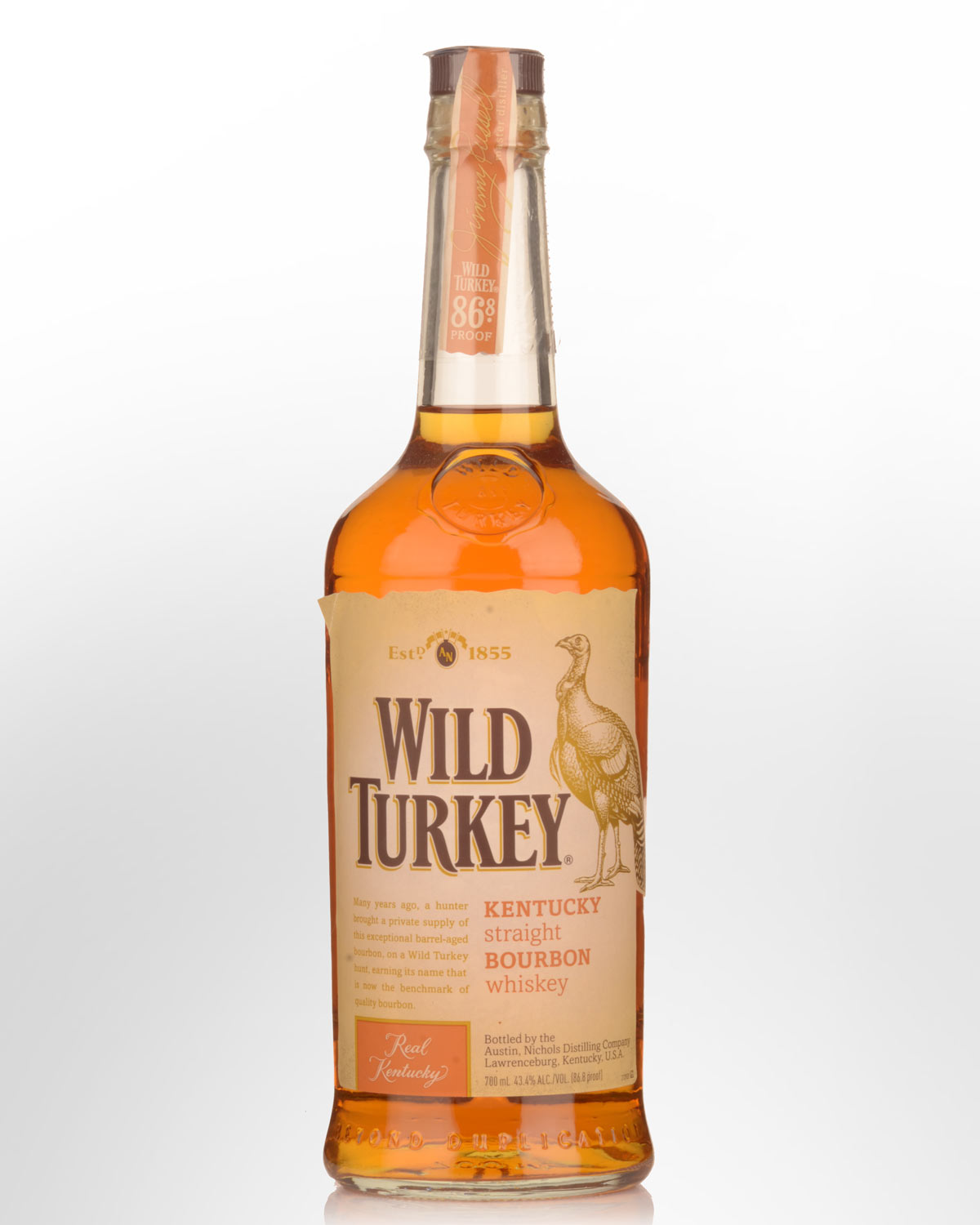 Wild Turkey Bourbon Whiskey (700ml) - Older Bottling - 43.4%