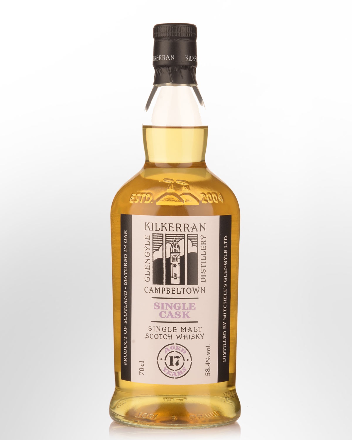 Glengyle Distillery Kilkerran 20th Anniversary Single Cask 17 Year Old Cask Strength Single Malt Scotch Whisky (700ml)