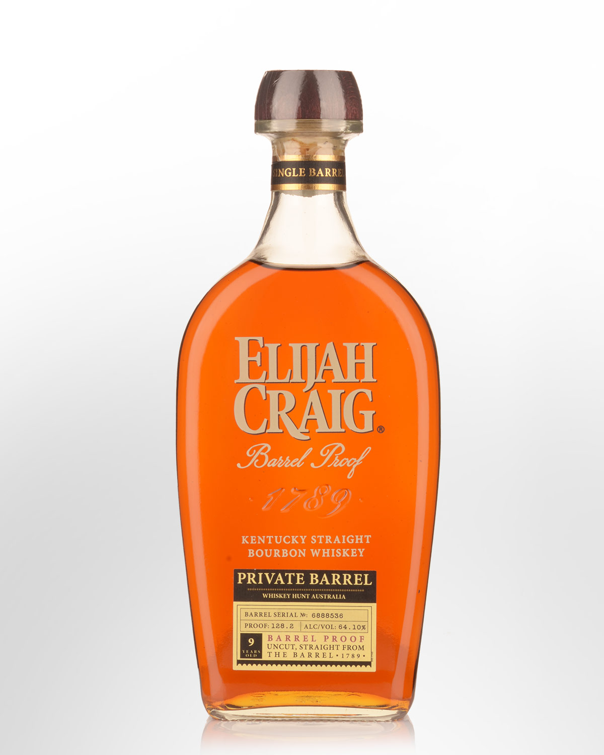 Elijah Craig Private Barrel 9 Year Old Barrel Proof Bourbon Whiskey (700ml) - Whiskey Hunt Australia Selection