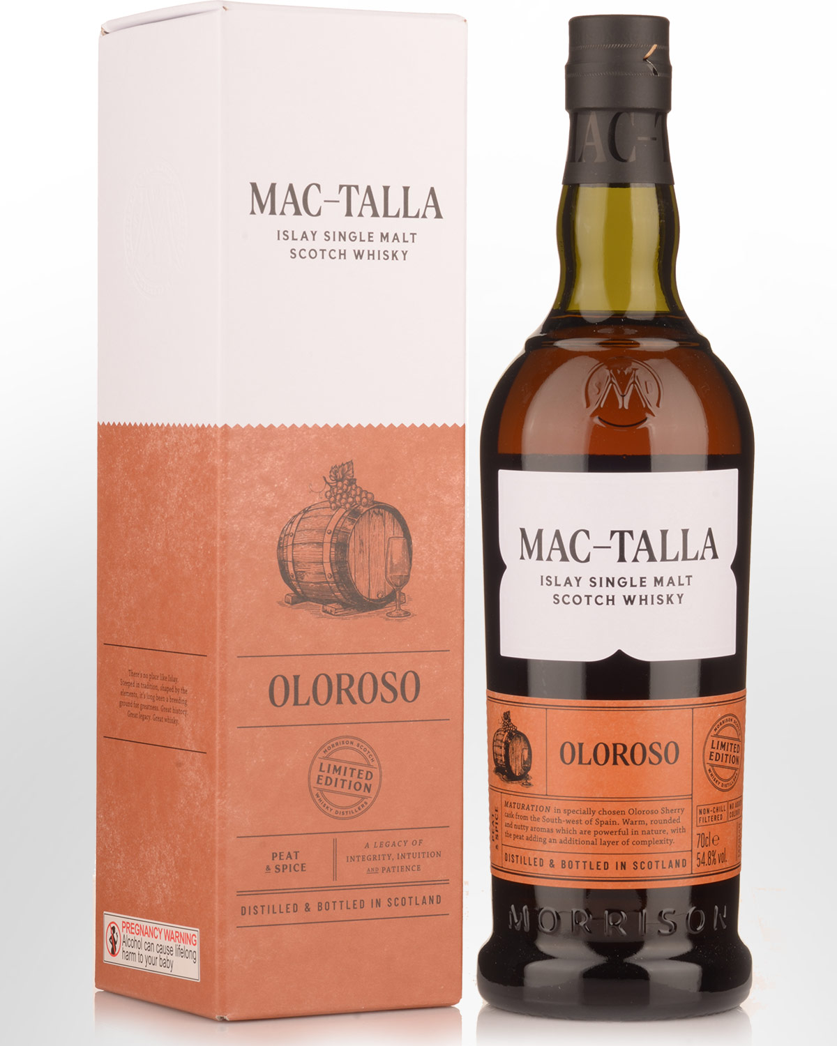 Morrison Distillers Mac-Talla Oloroso Butt Cask Strength Single Malt Scotch Whisky (700ml)