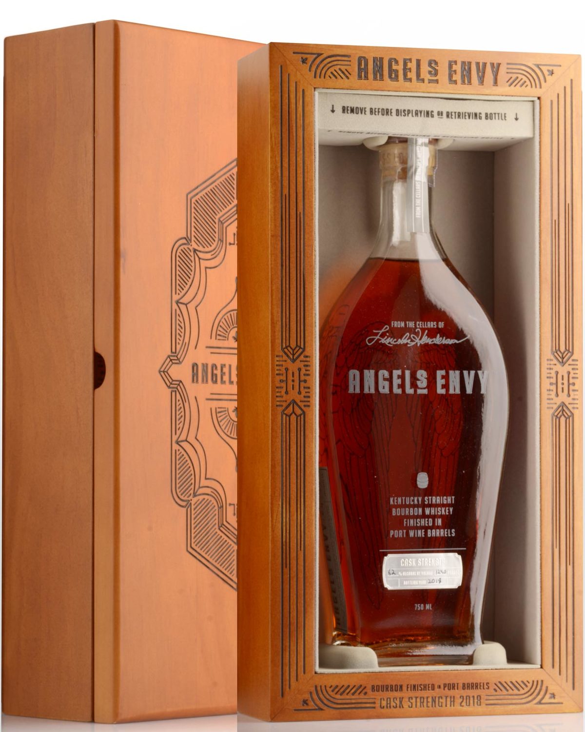 Angel's Envy 2018 Release Cask Strength Bourbon Whiskey (750ml) Nicks