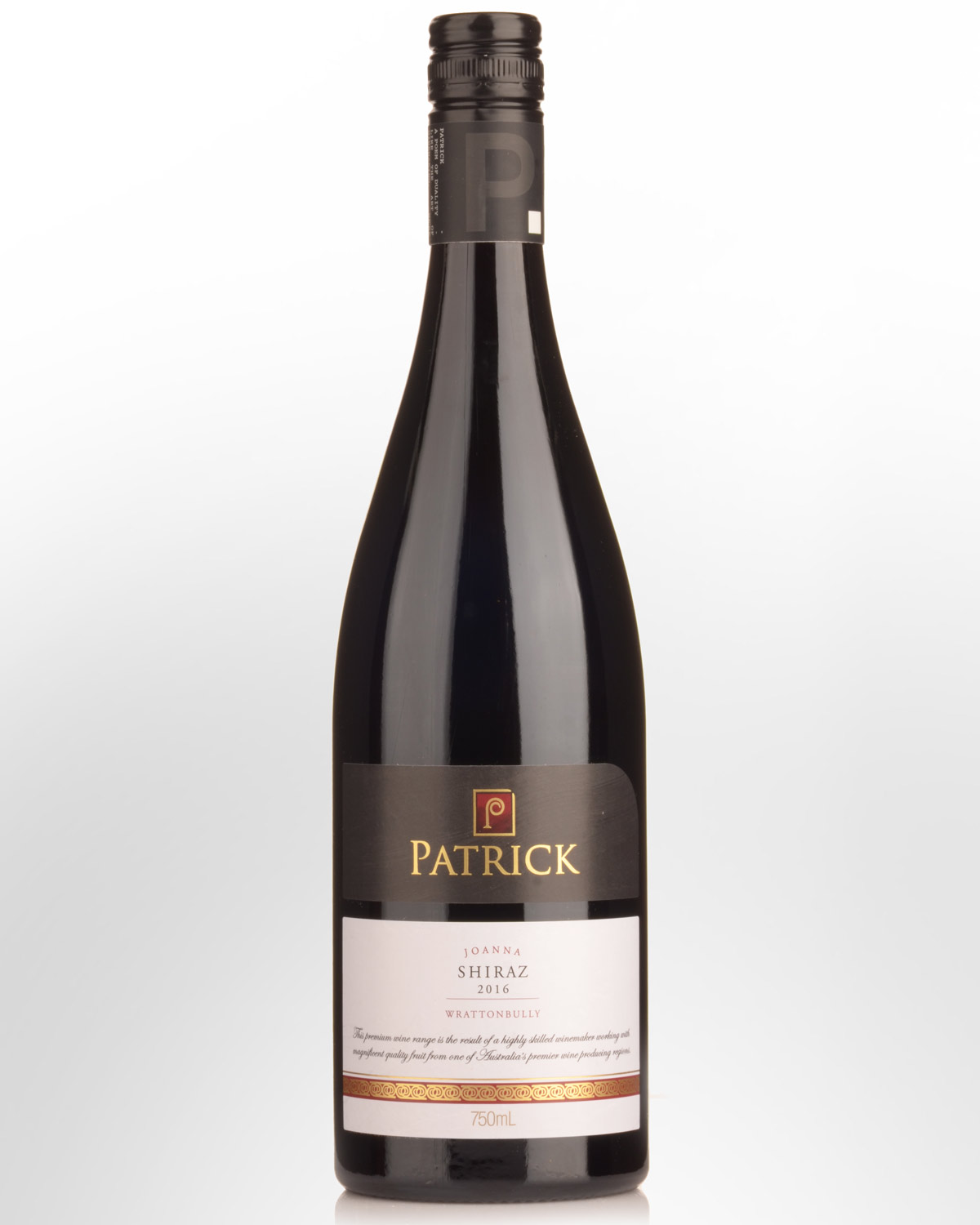 2016 Patrick Joanna Shiraz