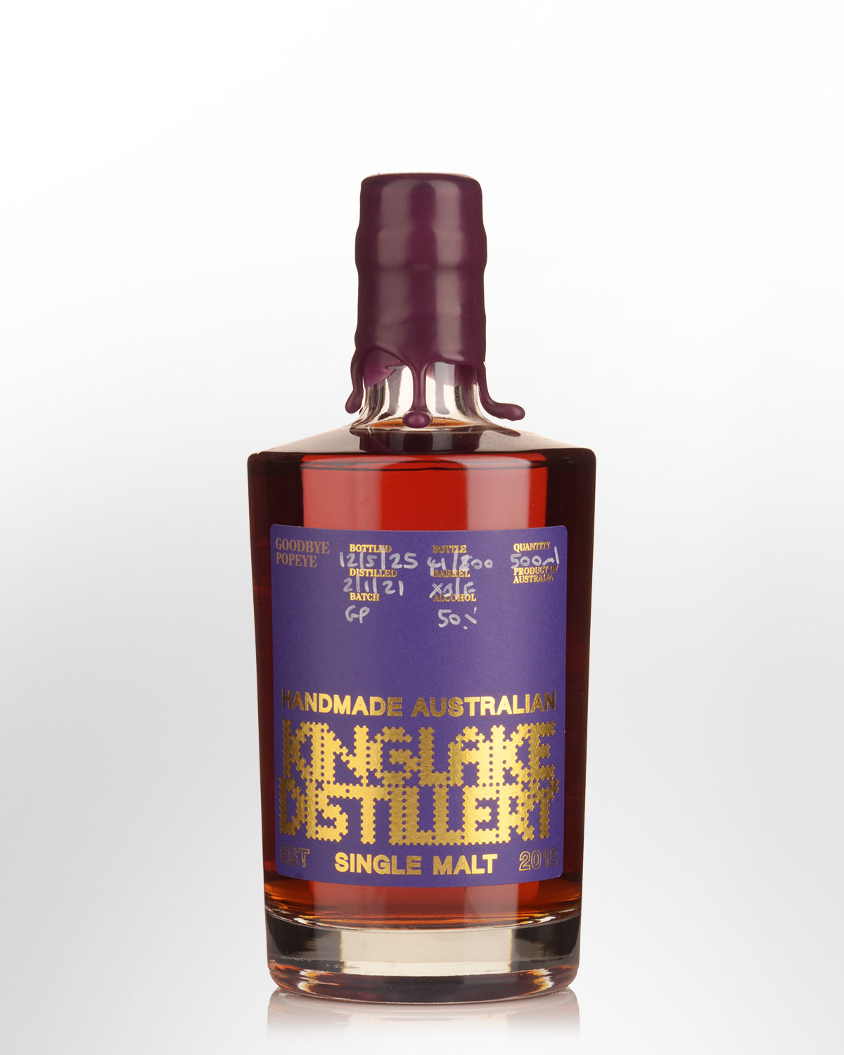 Kinglake Distillery Goodbye Popeye Single Malt Australian Whisky (500ml)
