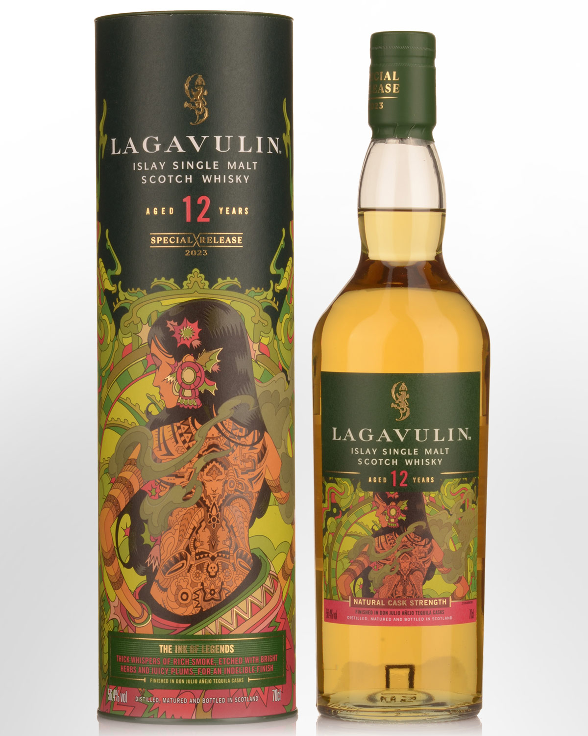Lagavulin The Ink of Legends 12 Year Old (Special Release 2023) Cask Strength Single Malt Scotch Whisky (700ml)