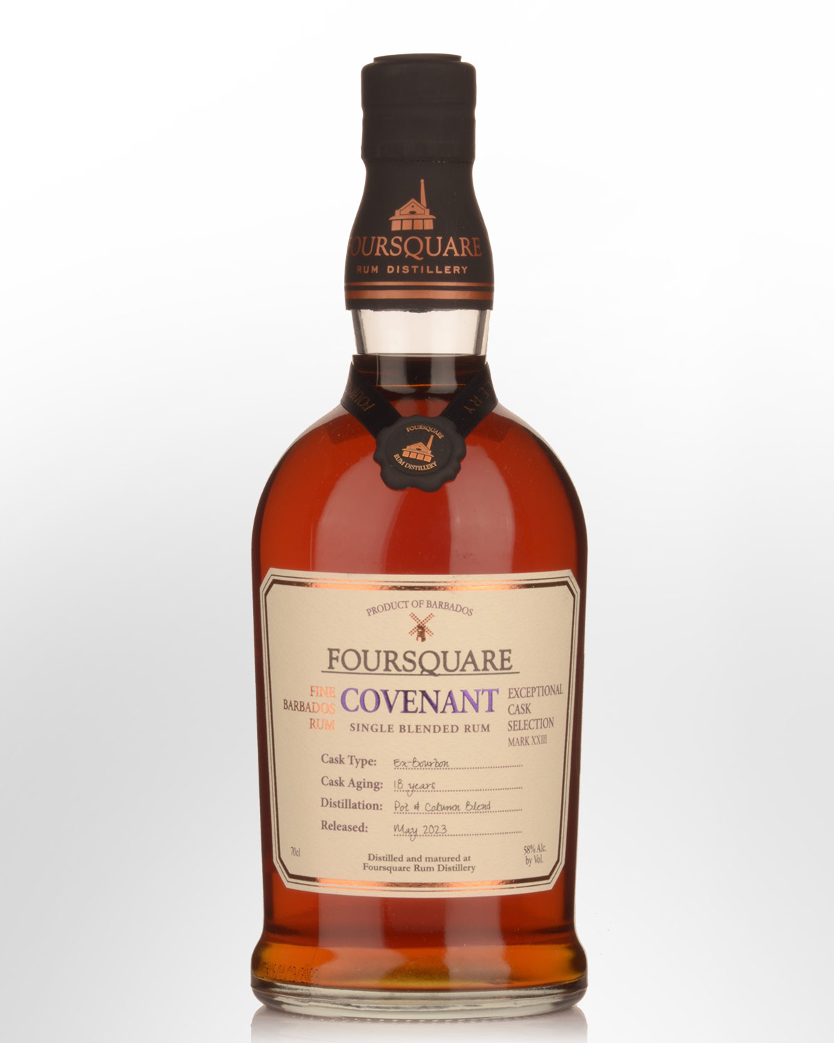 Foursquare Covenant Exceptional Cask Selection Mark XXIII 18 Year Old Full Proof Single Blended Rum (700ml)