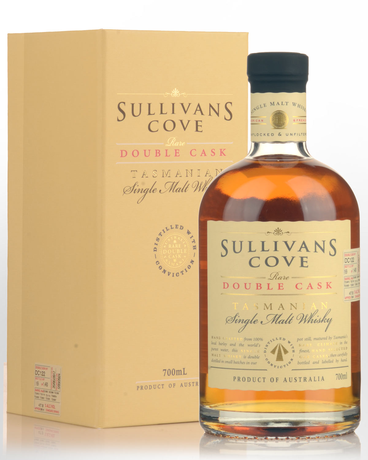 Sullivans Cove Double Cask Barrel DC122 Single Malt Australian Whisky (700ml)