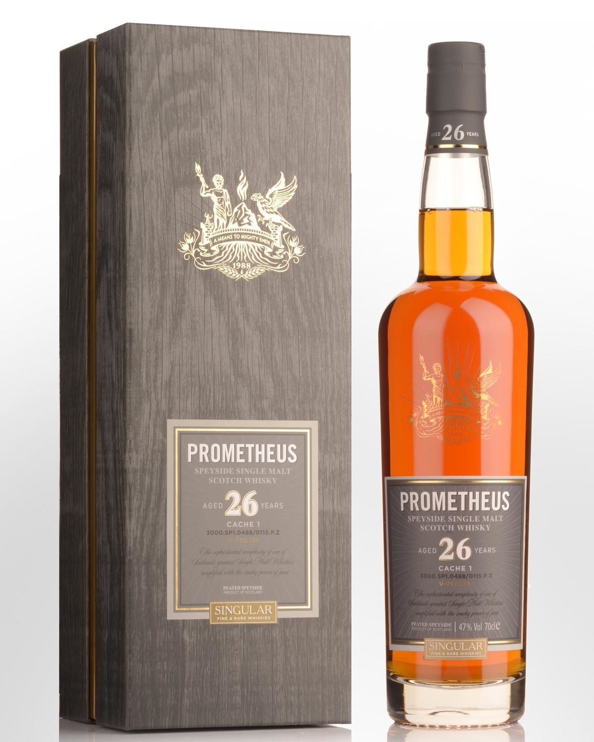 Prometheus 26 Year Old Cache 1 Speyside Single Malt Scotch Whisky ...