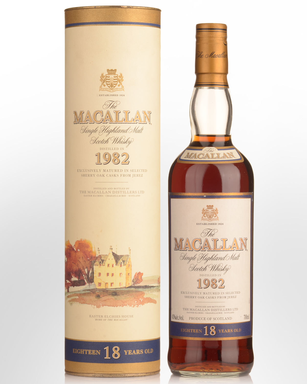 1982 The Macallan 18 Year Old Single Malt Scotch Whisky (700ml)