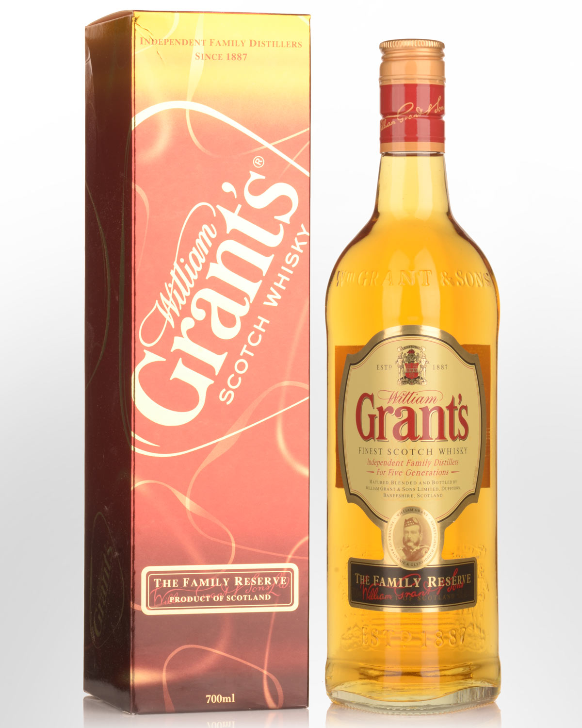 Grants Blended Scotch Whisky (700ml) - Older Bottling
